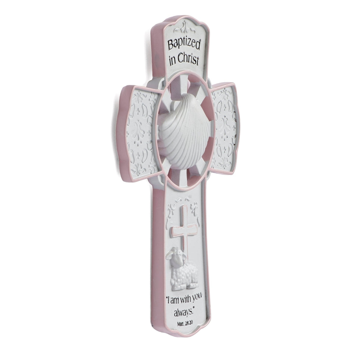 Baptized in Christ Wall Cross