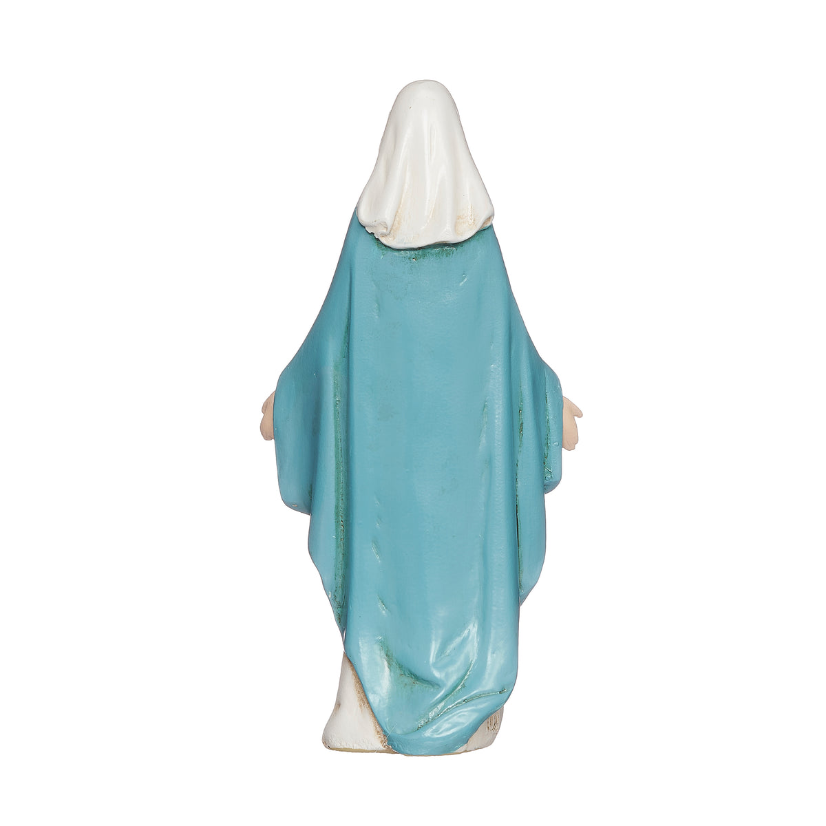 Joseph's Studio Our Lady of Grace statue rear view with draped blue cloak