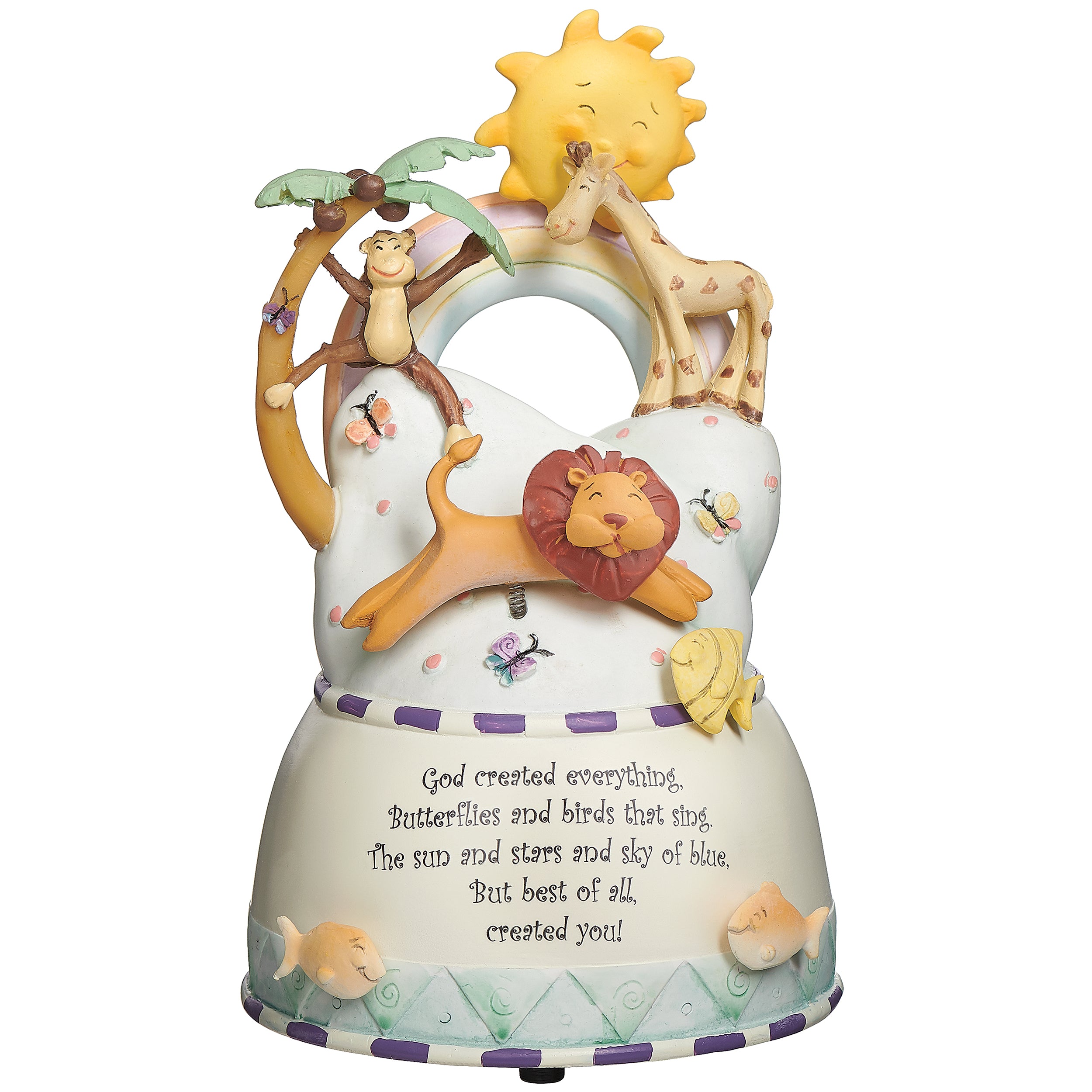 God Created You Musical Animal Figure- "You Are My Sunshine" Tune