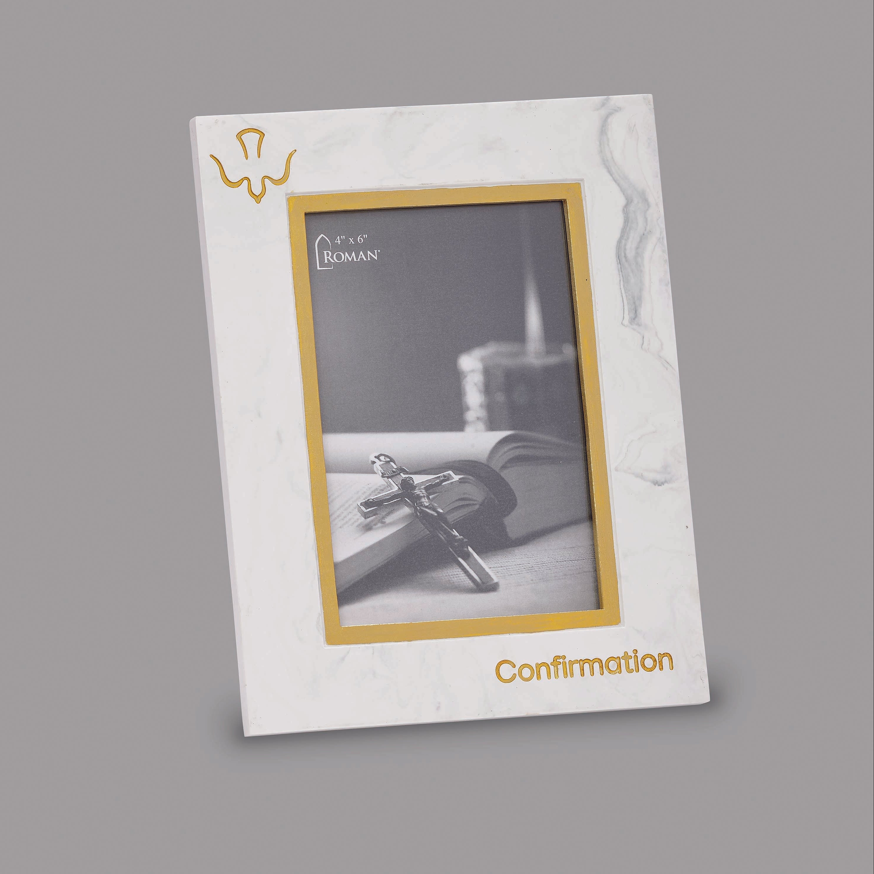 Marble Confirmation Photo Frame
