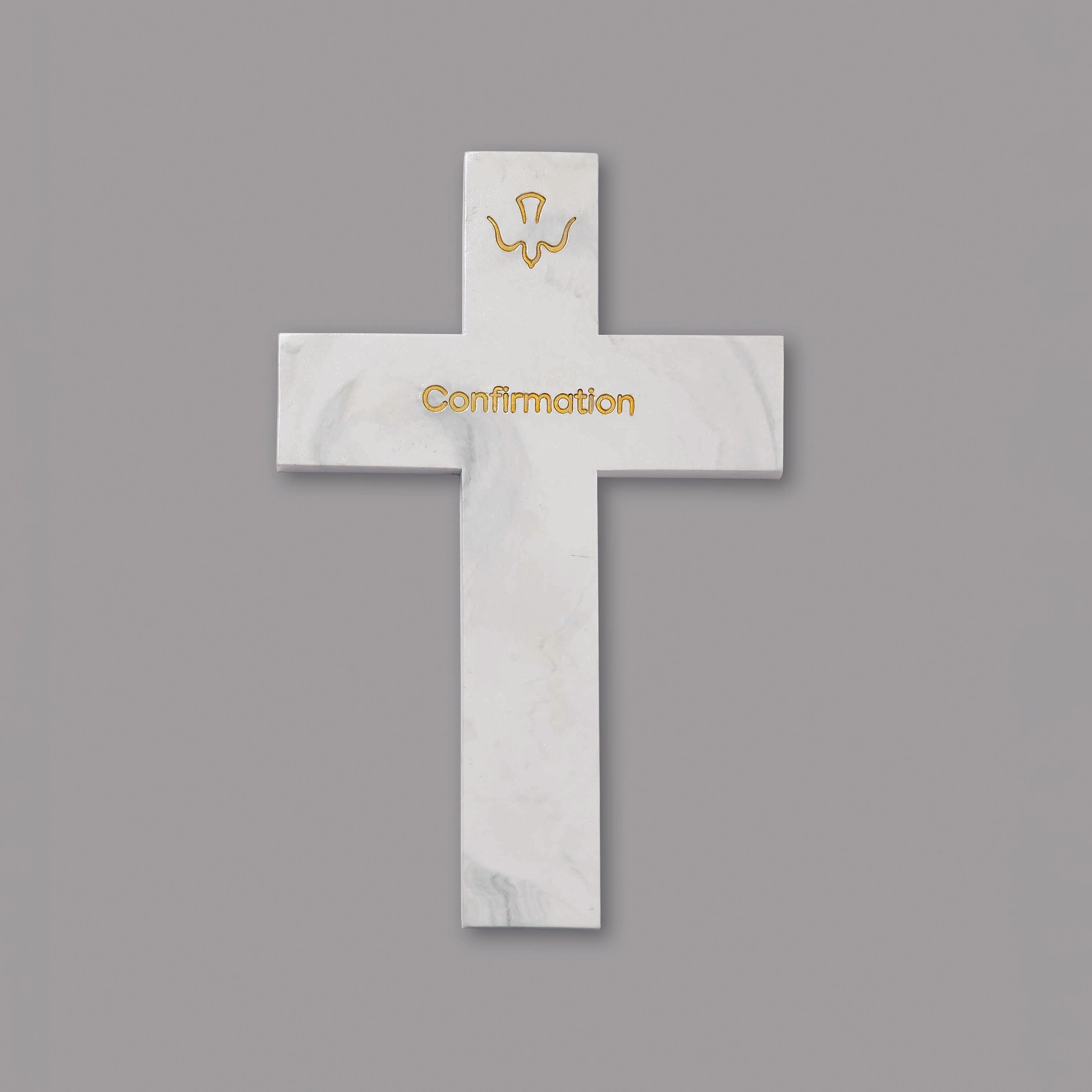 Marble Confirmation Wall Cross
