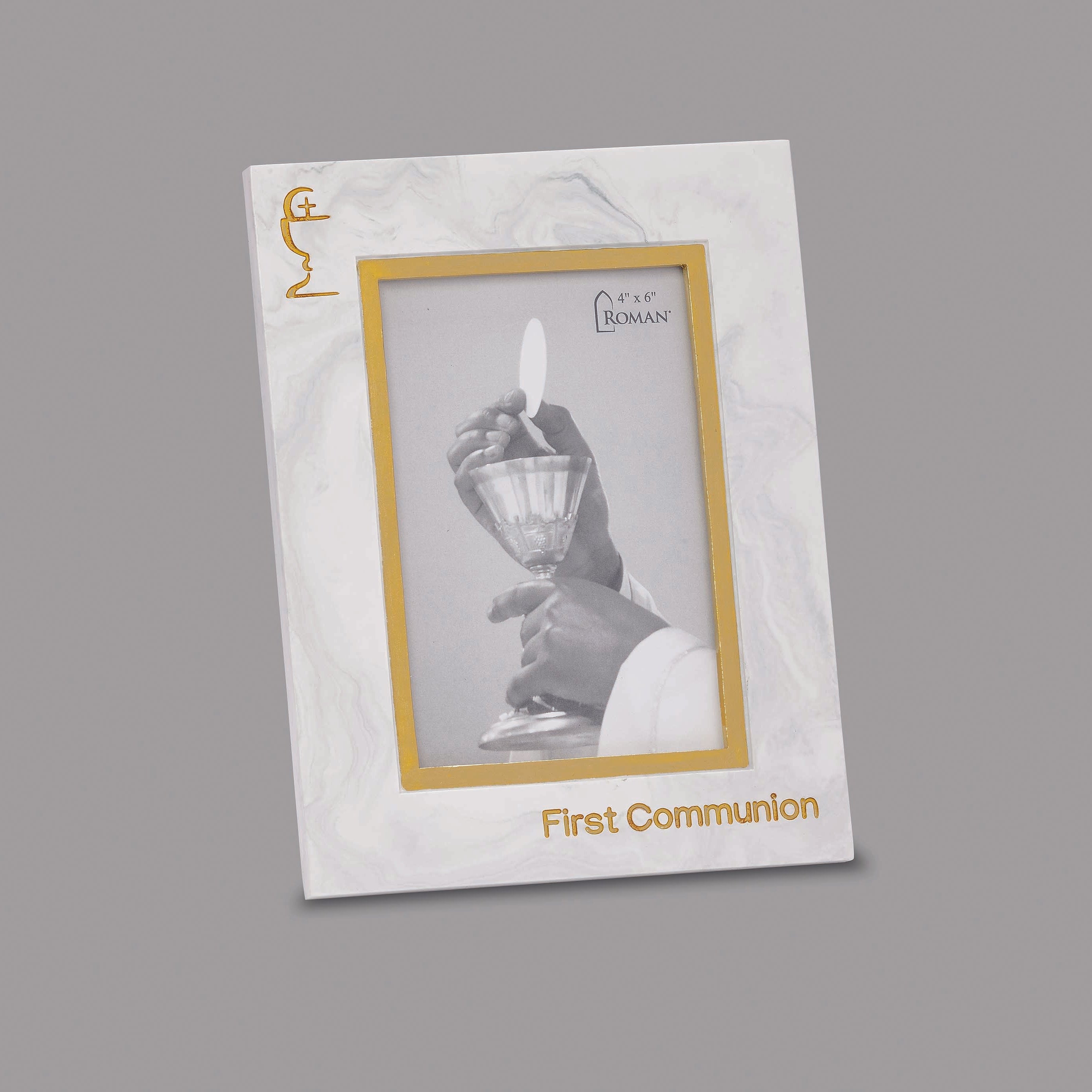 Marble First Communion Photo Frame