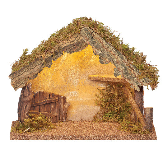 Fontanini 5" Scale Lighted Woodland Stable