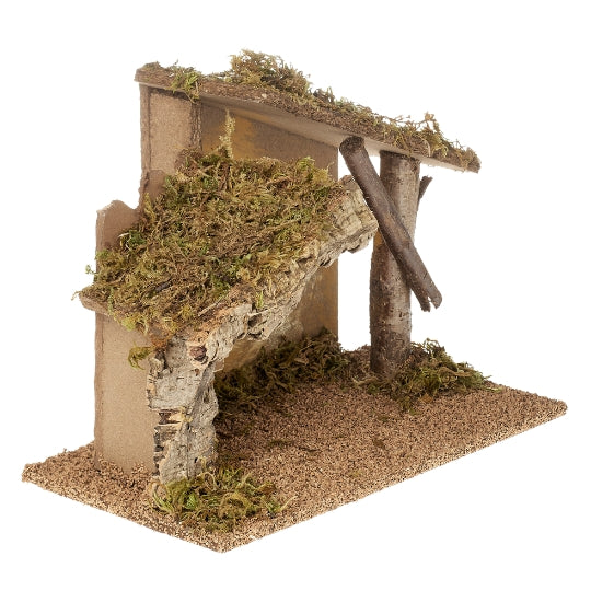 Fontanini 5" Scale Slanted Birch Italian Stable