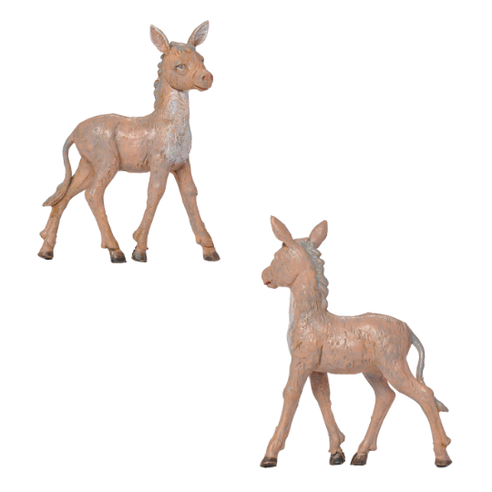 Fontanini Donkey Family Set - 5" Scale