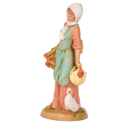 Fontanini Hannah the Farmer - 5" Scale