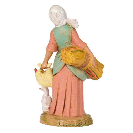 Fontanini Hannah the Farmer - 5" Scale