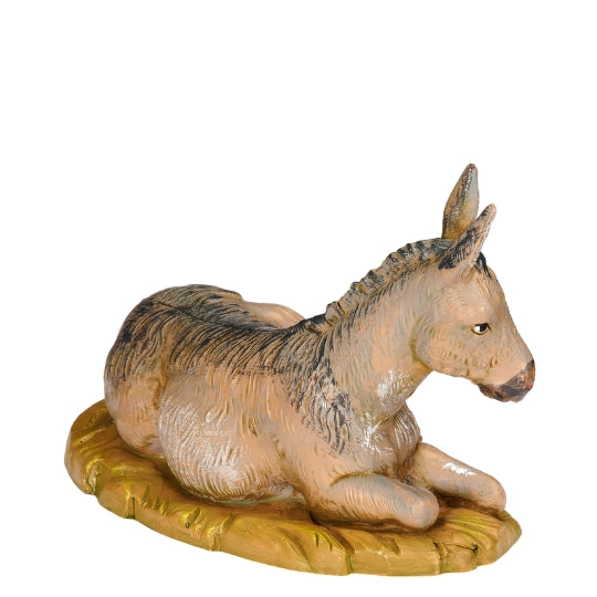 Fontanini Seated Donkey - 7.5" Scale