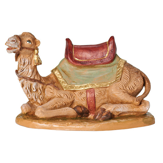 Fontanini Seated Camel with Blanket & Saddle - 7.5" Scale