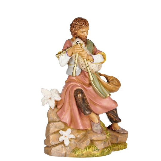 Fontanini Josiah Bagpiper - 12" Scale