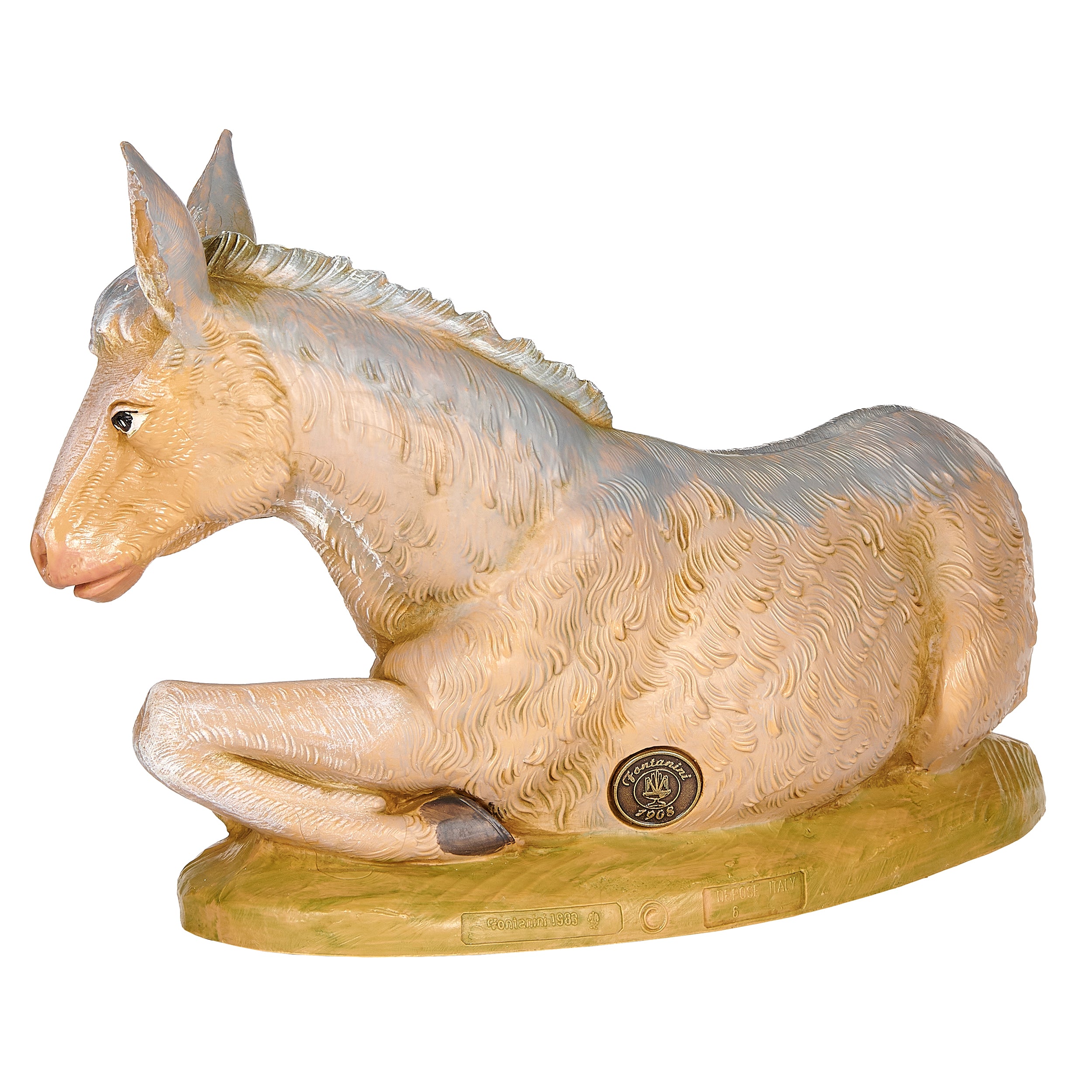 Fontanini Seated Donkey - 12" Scale