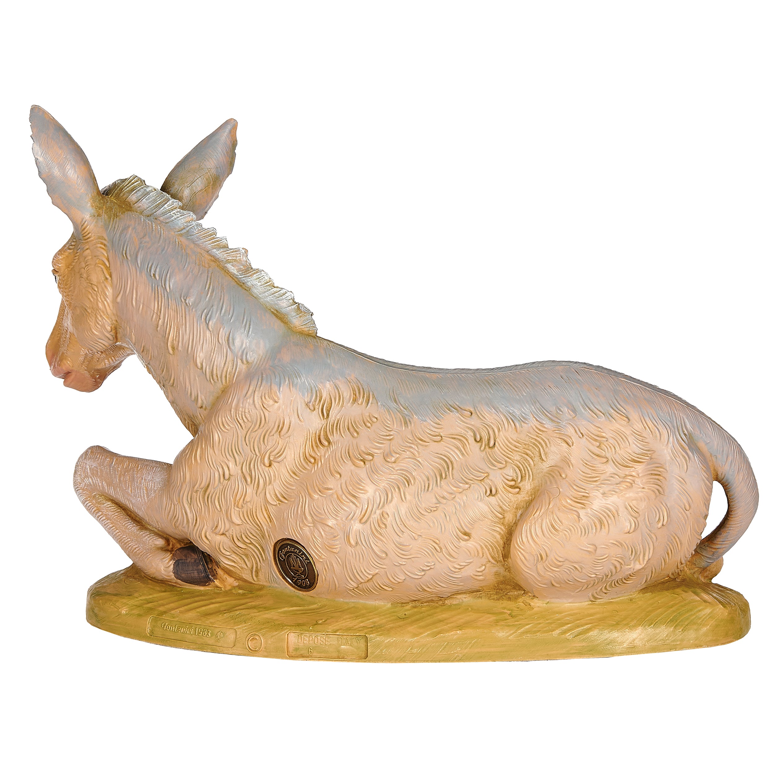 Fontanini Seated Donkey - 12" Scale