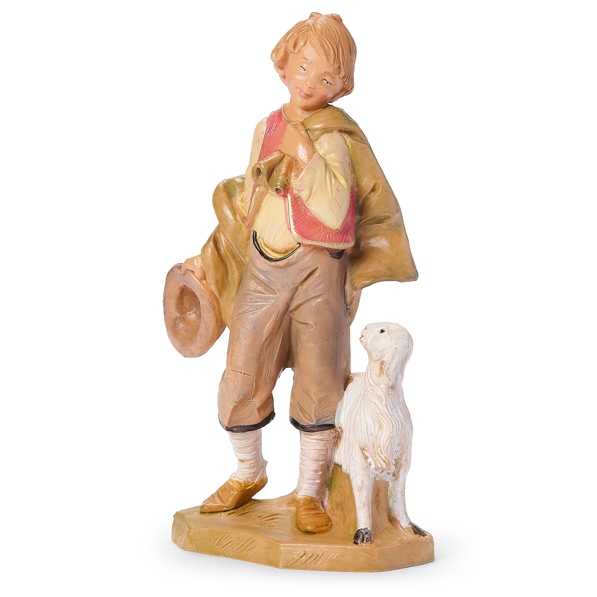 Fontanini Lucas the Shepherd Boy & Lamb - 5" Scale