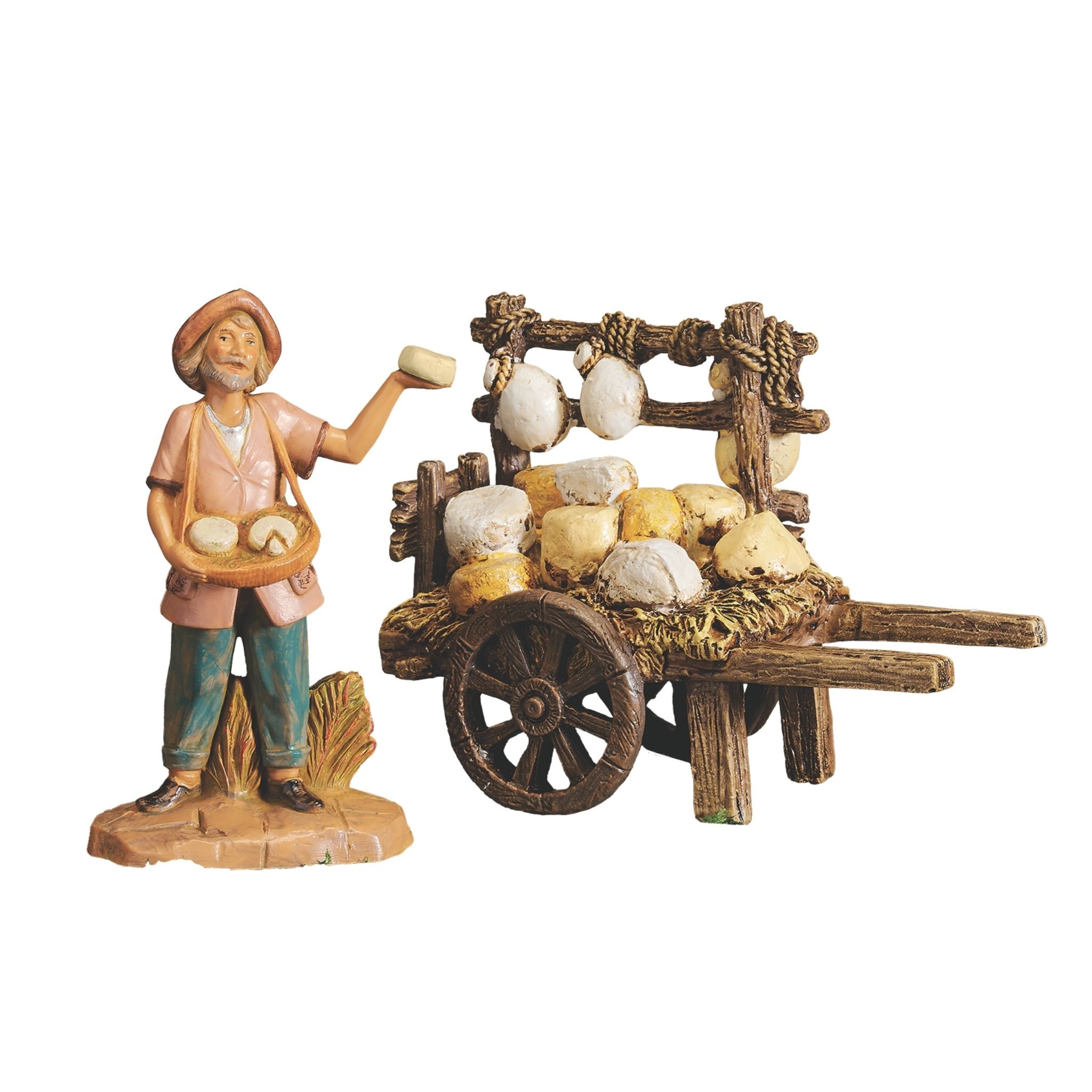 Fontanini Lorenzo, Cheese Peddler – 5" Scale