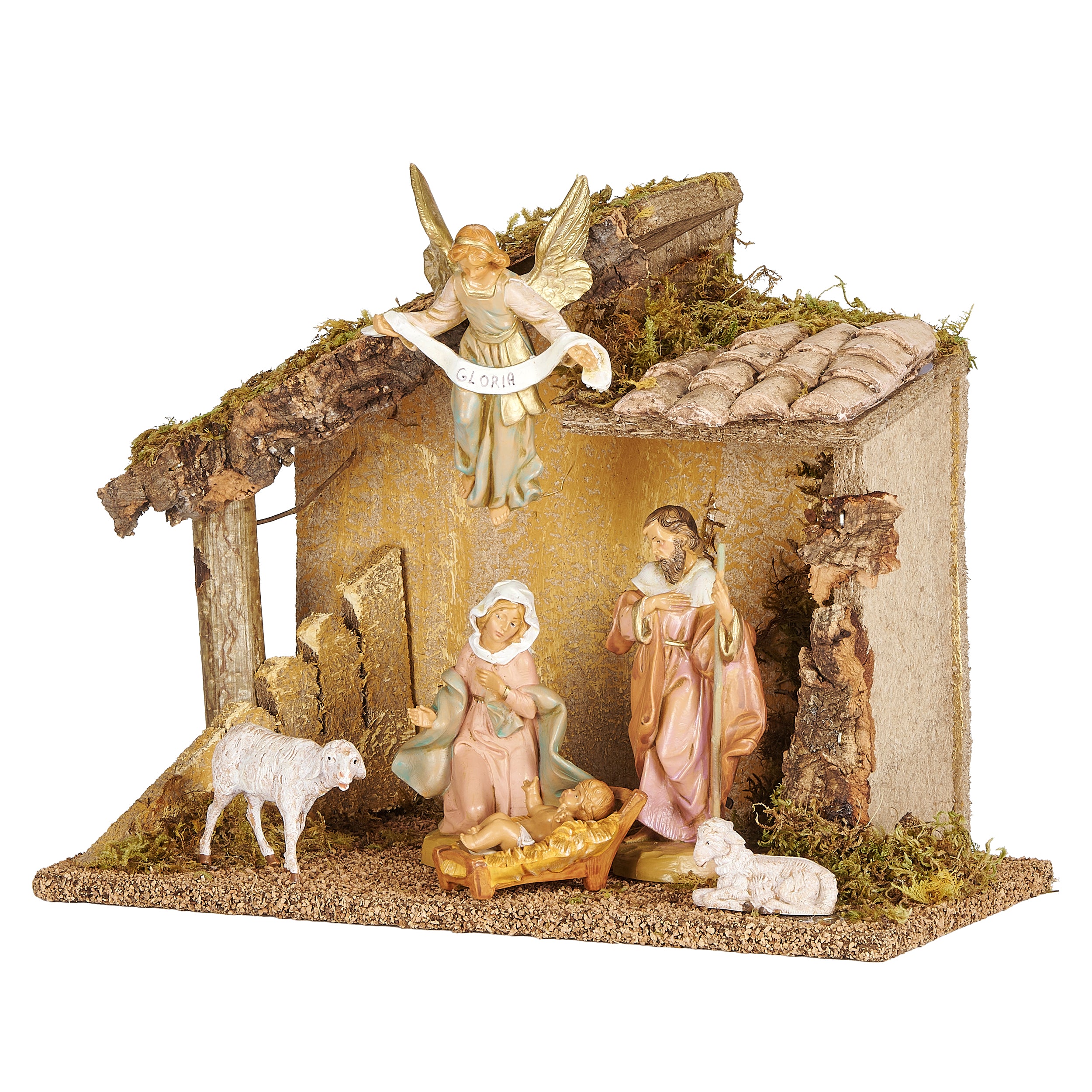 Fontanini 6-PC Nativity Set with Italian Stable - 5" Scale