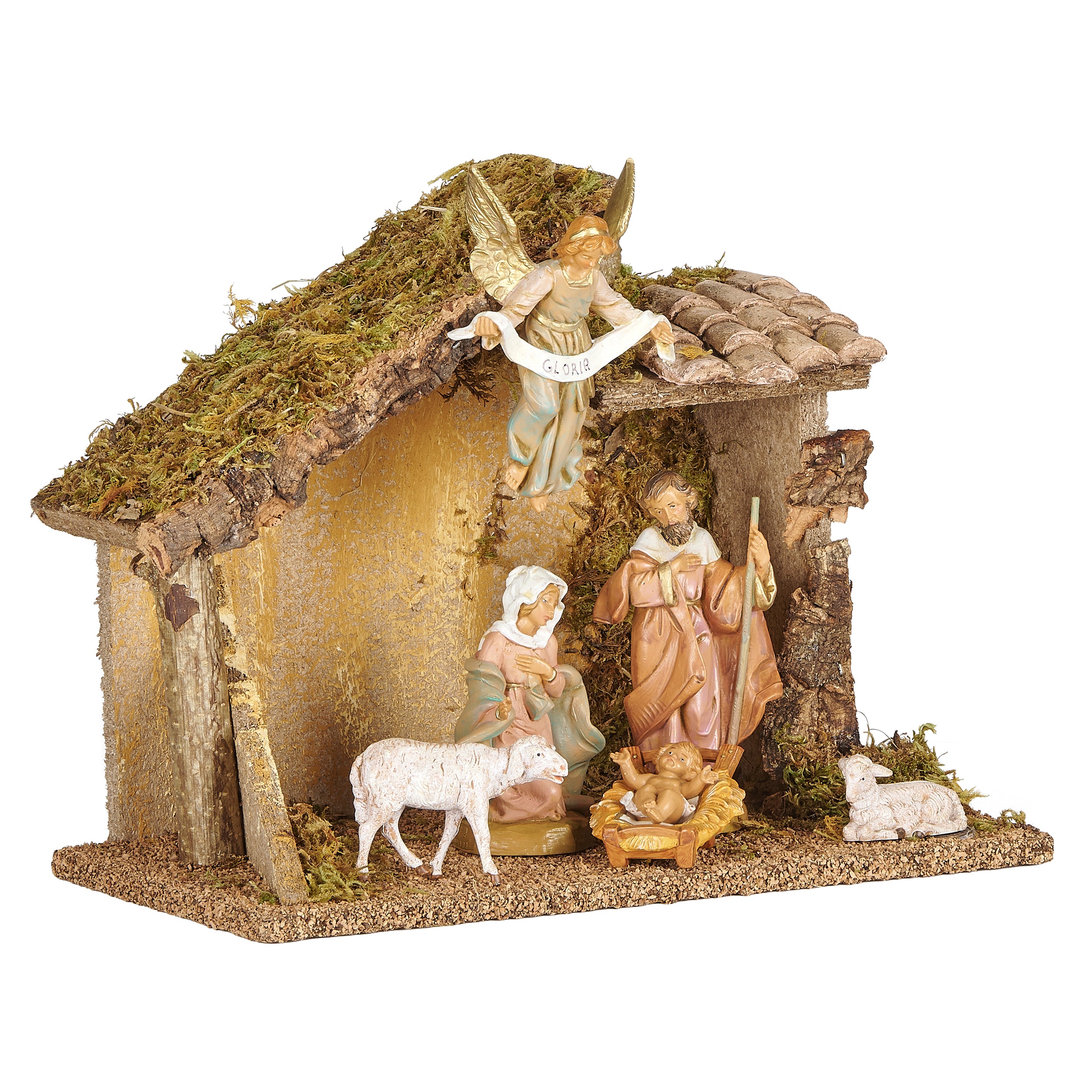 Fontanini 6-PC Nativity Set with Italian Stable - 5" Scale