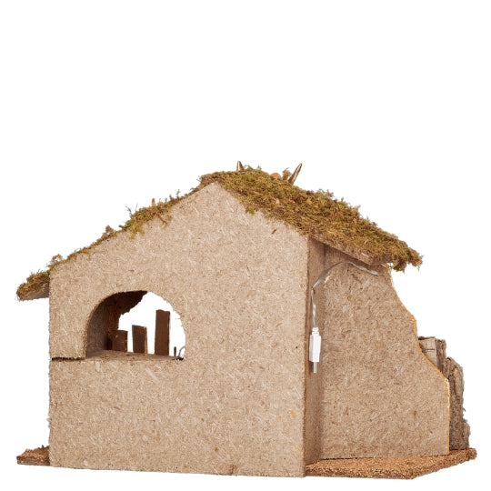 Fontanini 9-PC Lighted Nativity Set with Italian Stable - 5" Scale