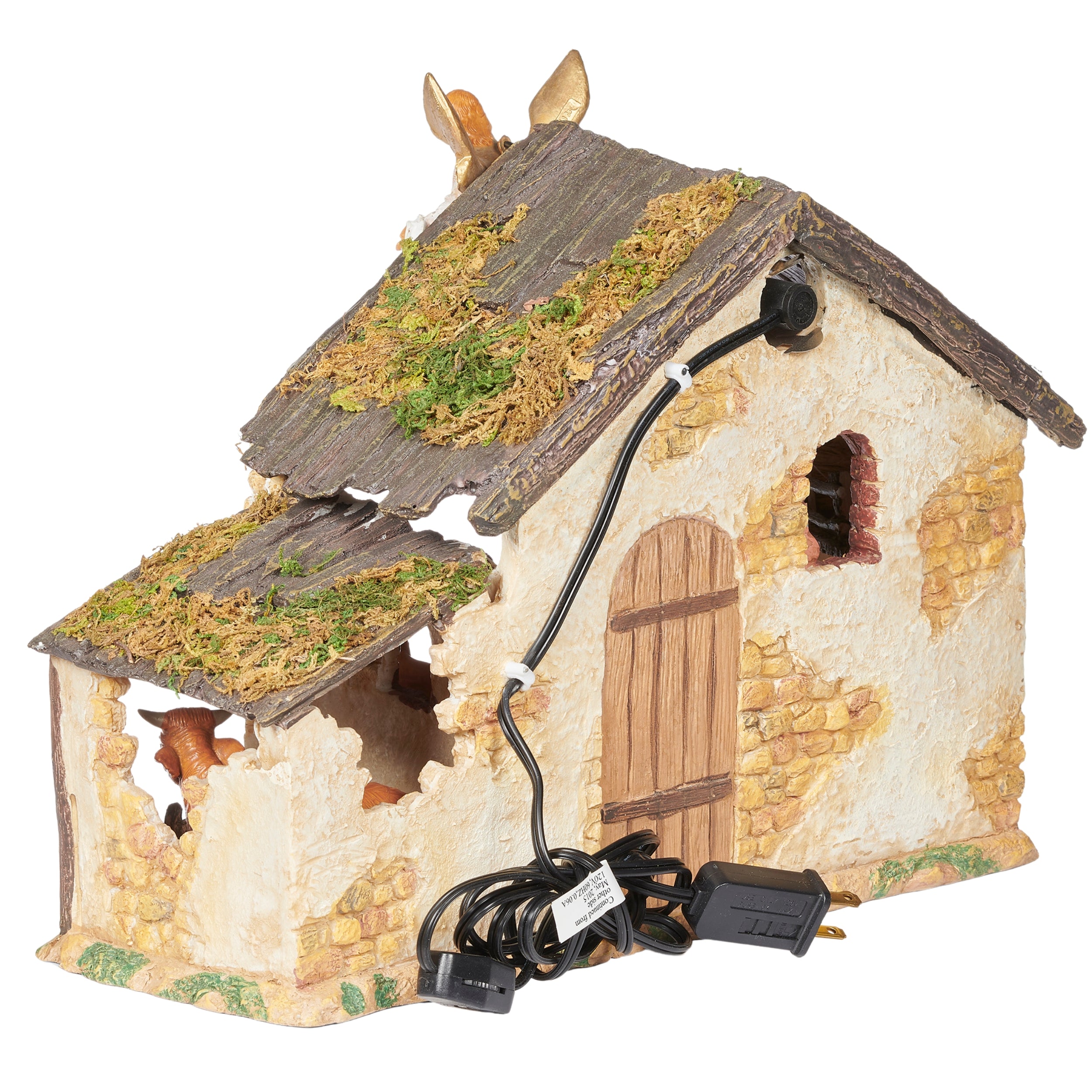 Fontanini 6-PC Lighted Nativity Set with Resin Stable - 5" Scale