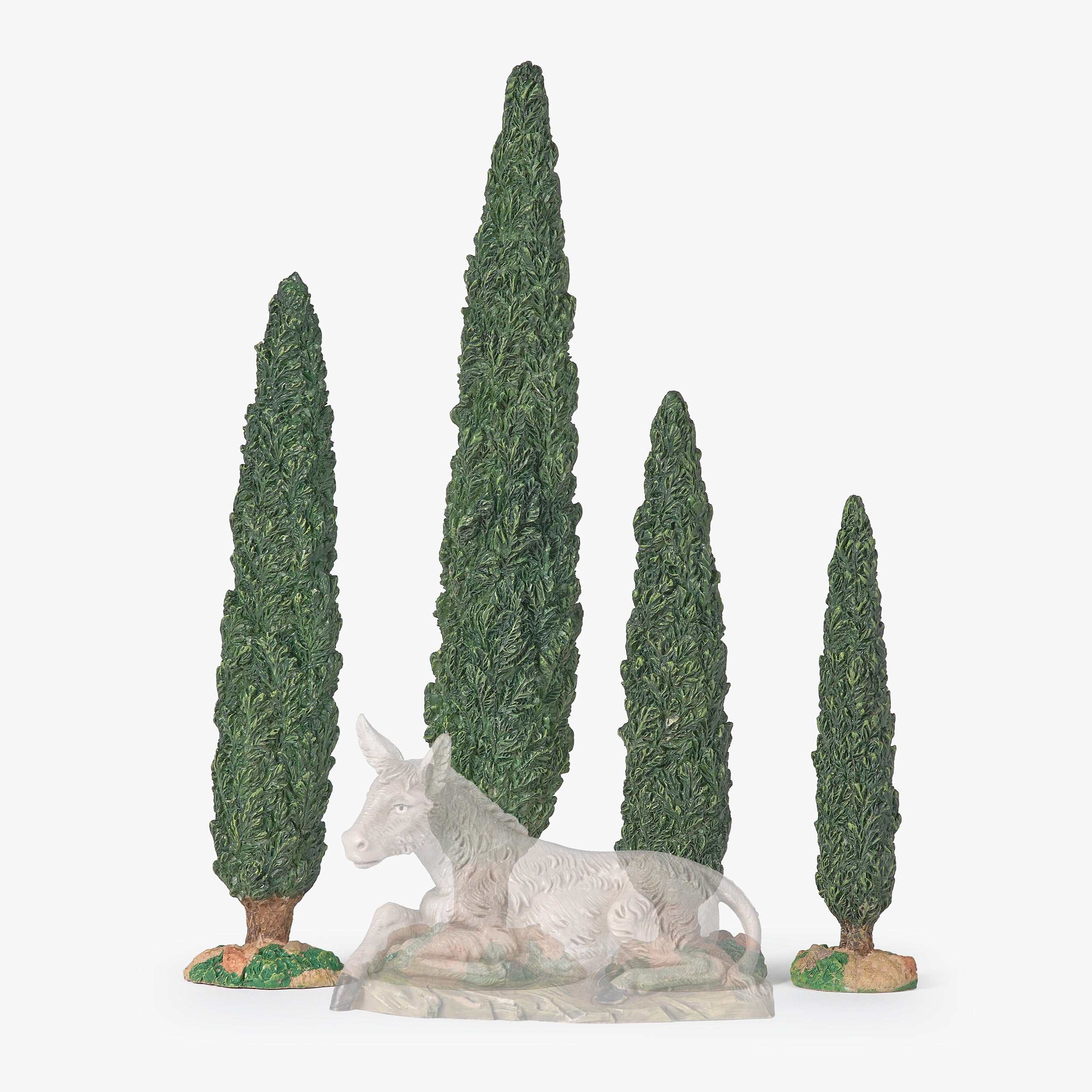 Fontanini Cypress Trees Set - 5" Scale