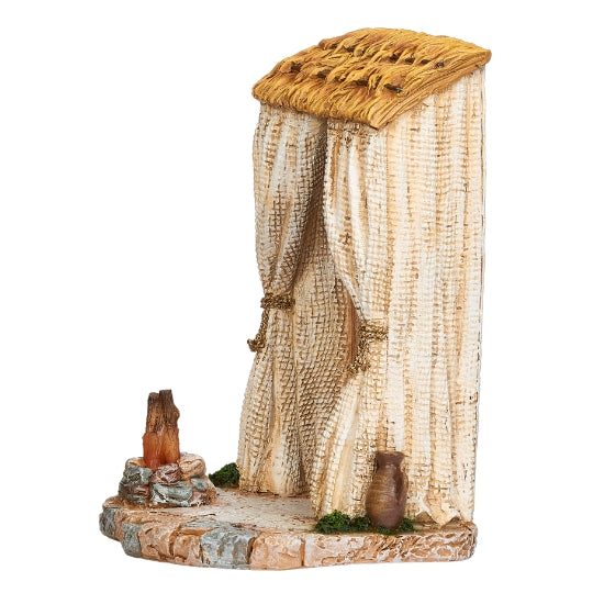 Fontanini Lighted Shepherd Tent with Campfire – 7.5" Scale