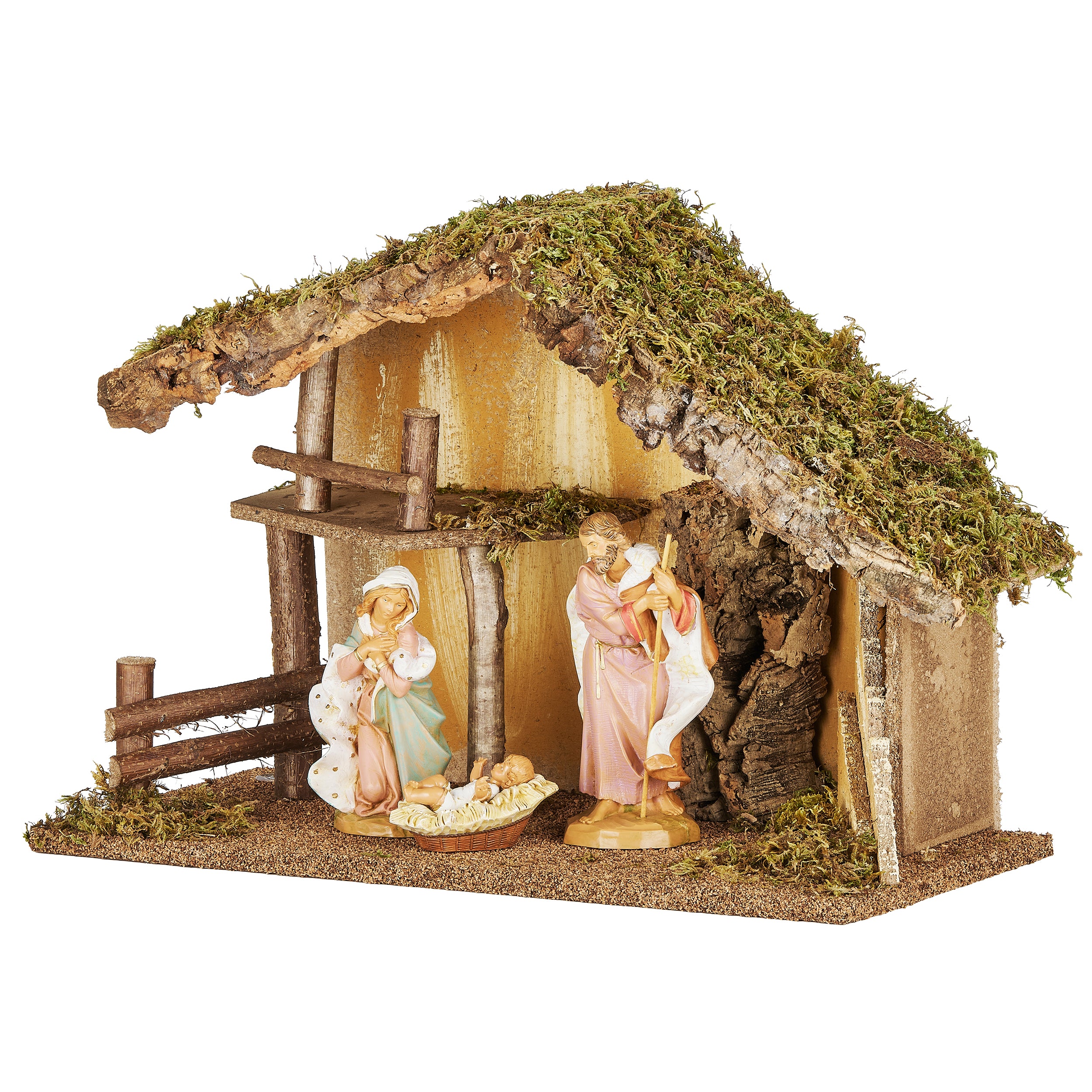 Fontanini 3-PC Nativity Set with Italian Stable - 7.5" Scale