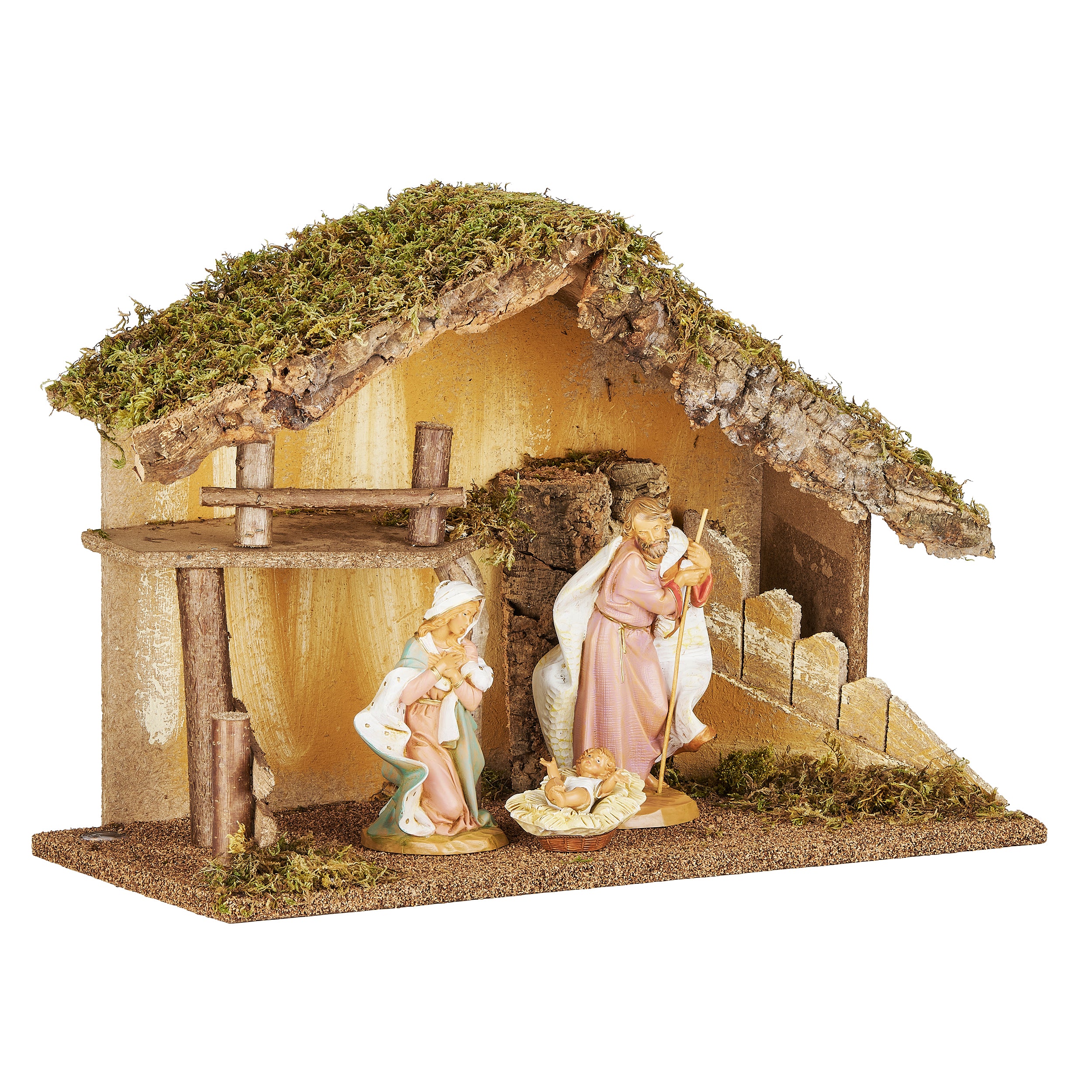 Fontanini 3-PC Nativity Set with Italian Stable - 7.5" Scale