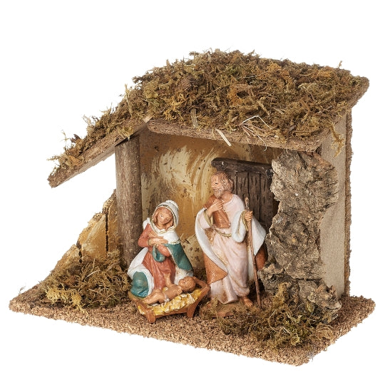 Fontanini 3-PC Nativity Set with Italian Stable - 3.5" Scale
