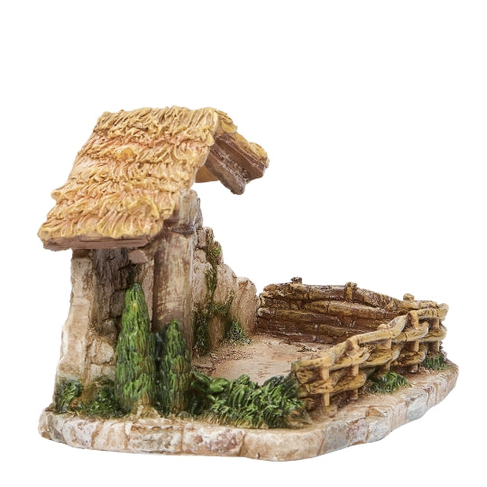Fontanini Pig Pen Shelter - 5" Scale