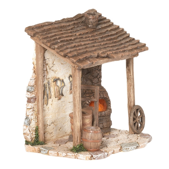 Fontanini Lighted Blacksmith Shop - 5" Scale