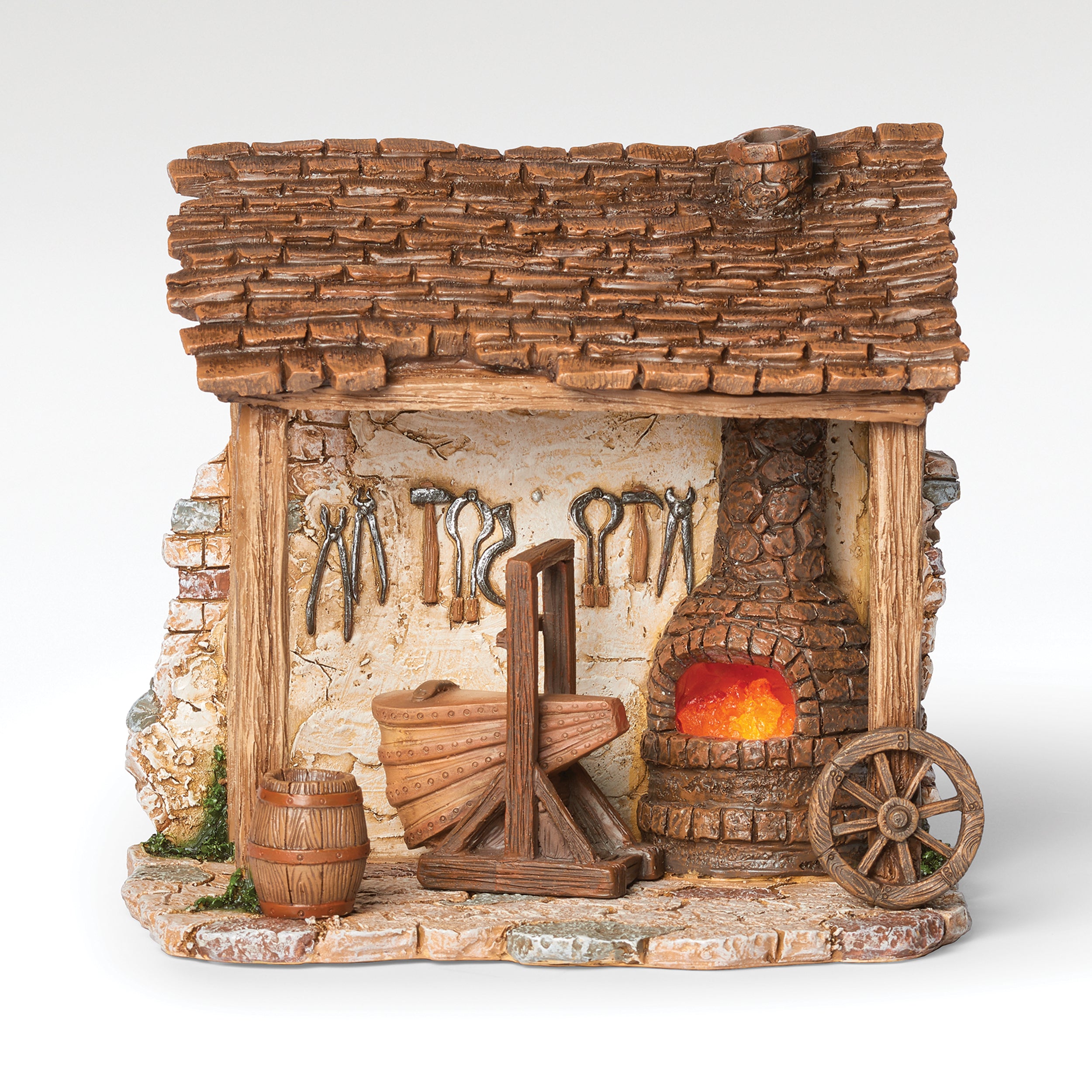 Fontanini Lighted Blacksmith Shop - 5" Scale