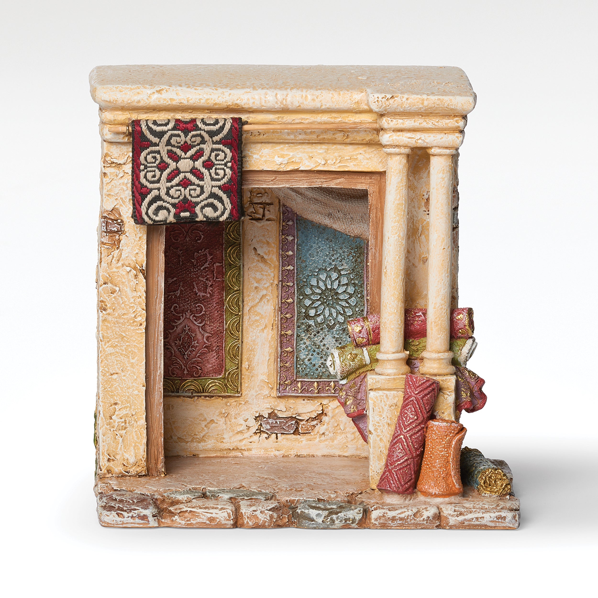 Fontanini Rug Merchant Shop - 5" Scale