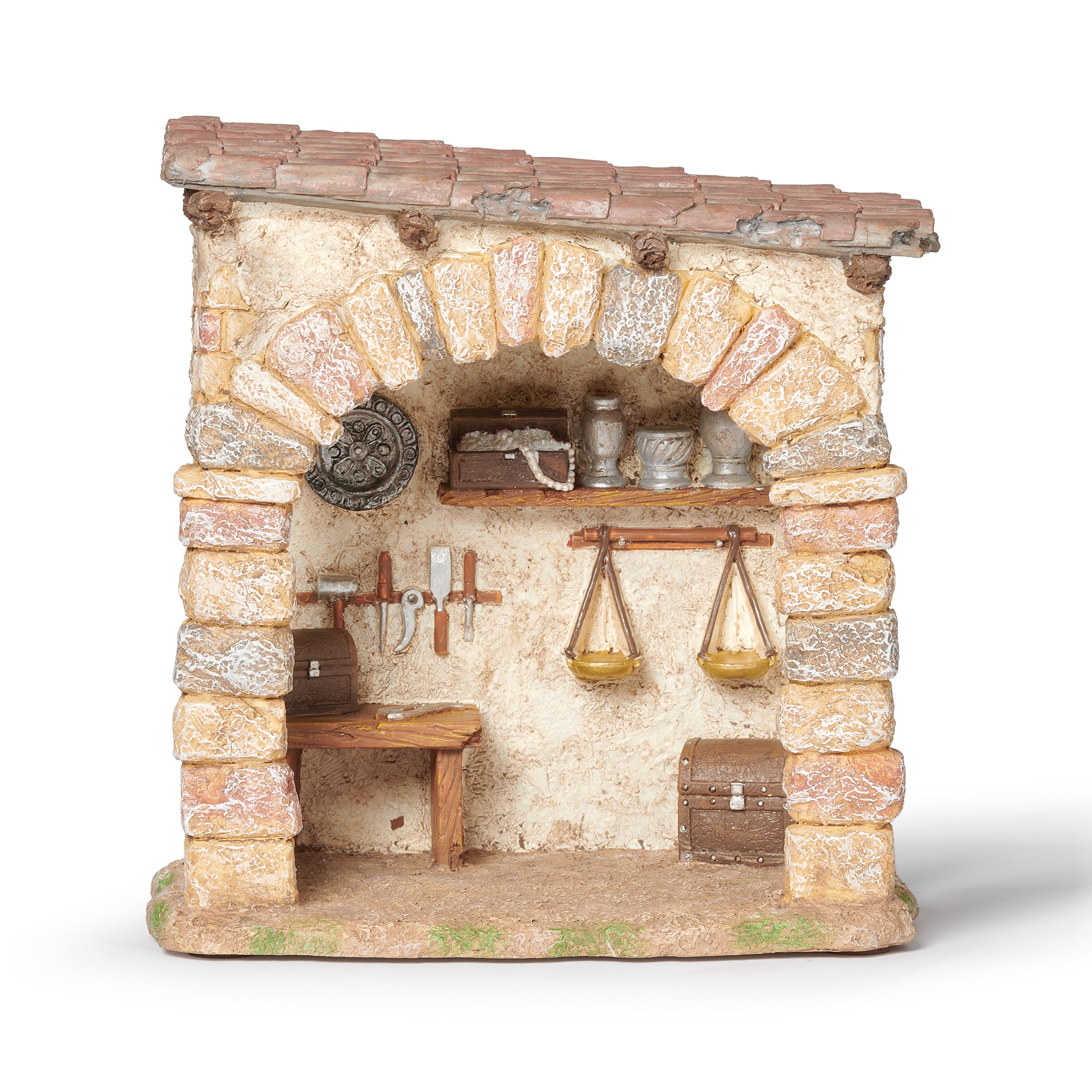 Fontanini Silversmith Shop - 5" Scale