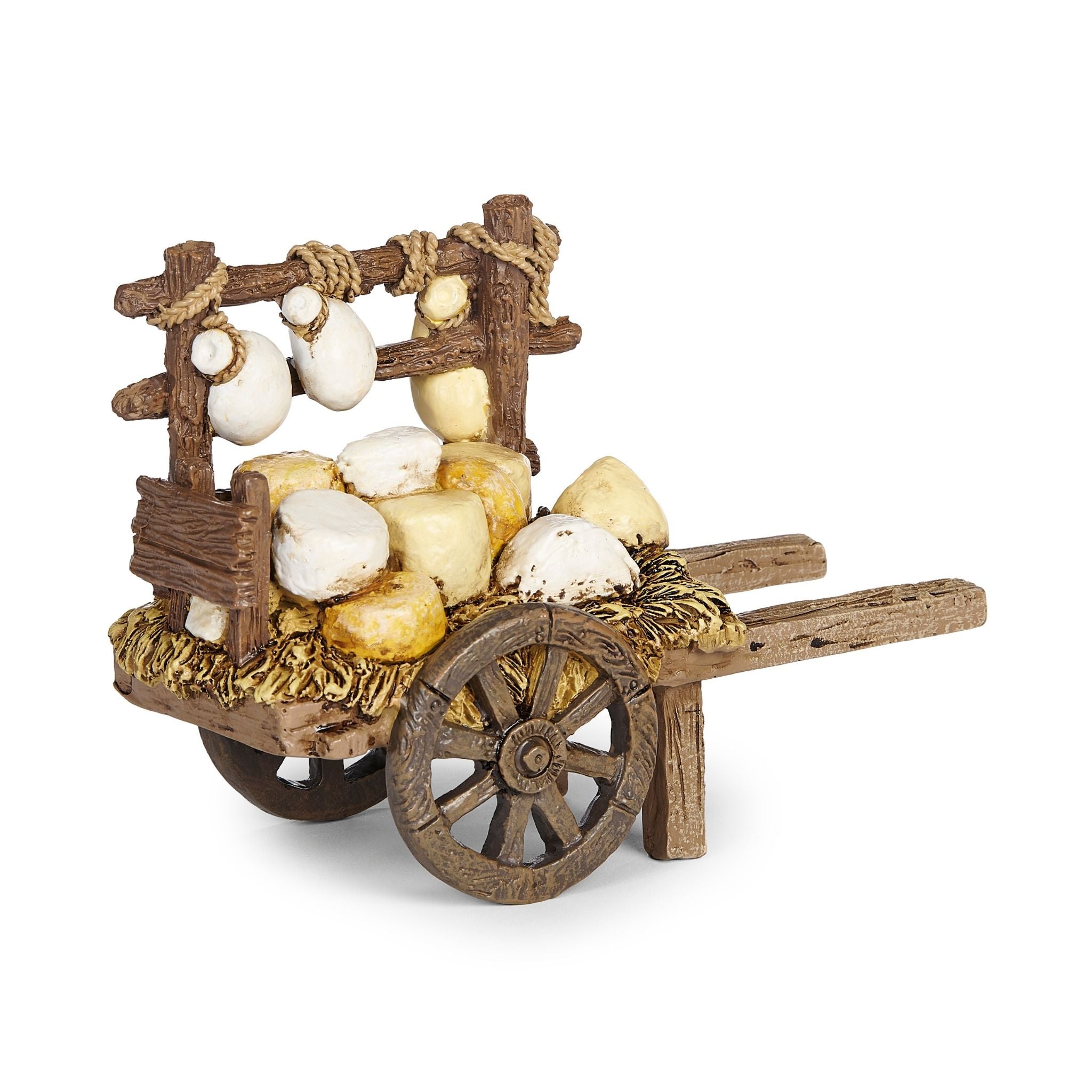 Fontanini Cheese Cart - 5" Scale