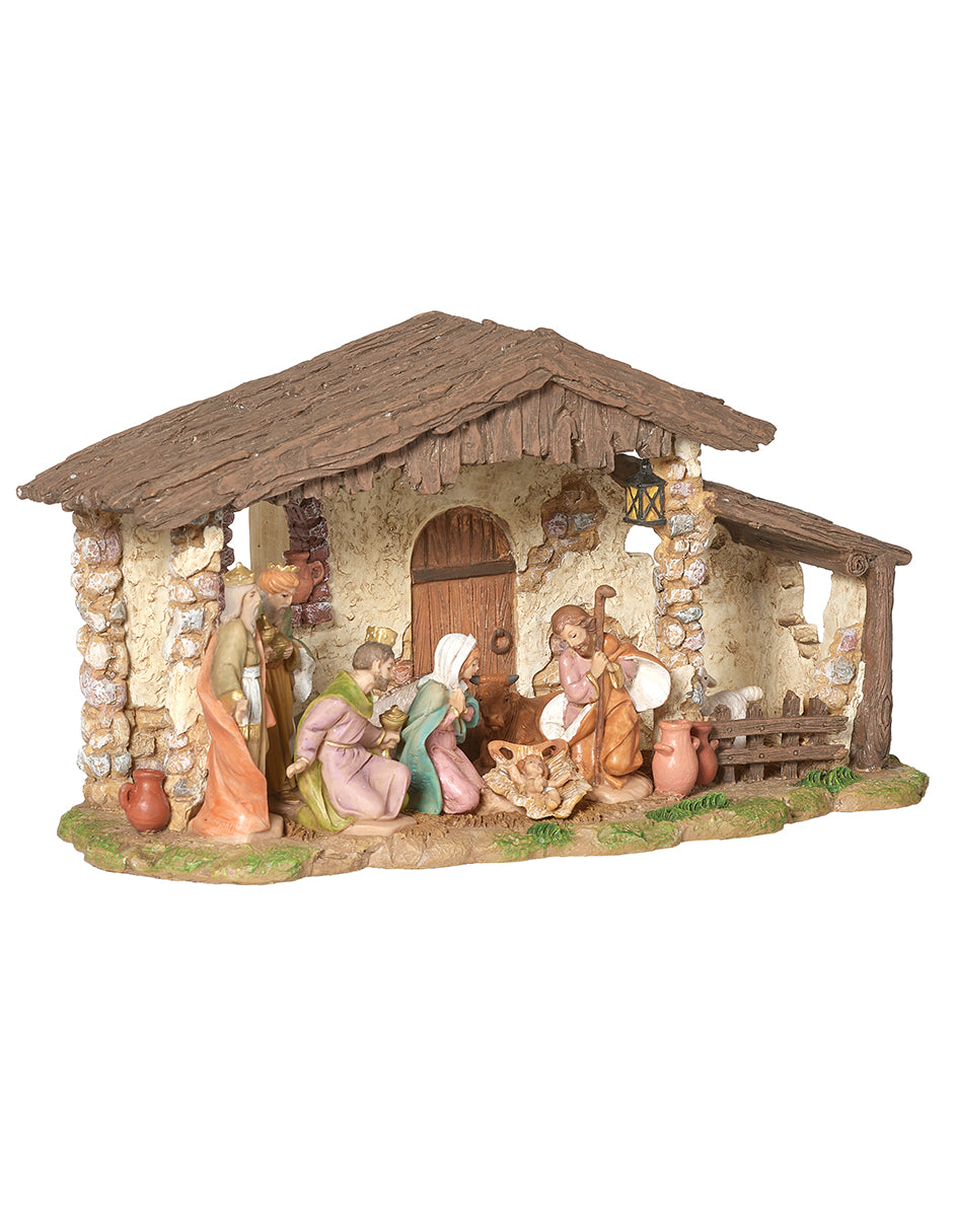 Fontanini Lighted Musical Nativity - "Silent Night"