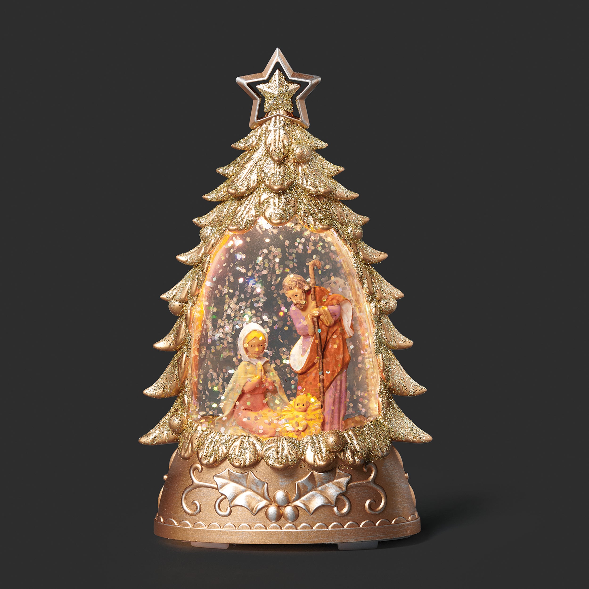 Fontanini Holy Family Lighted - Shimmering Merry Lite