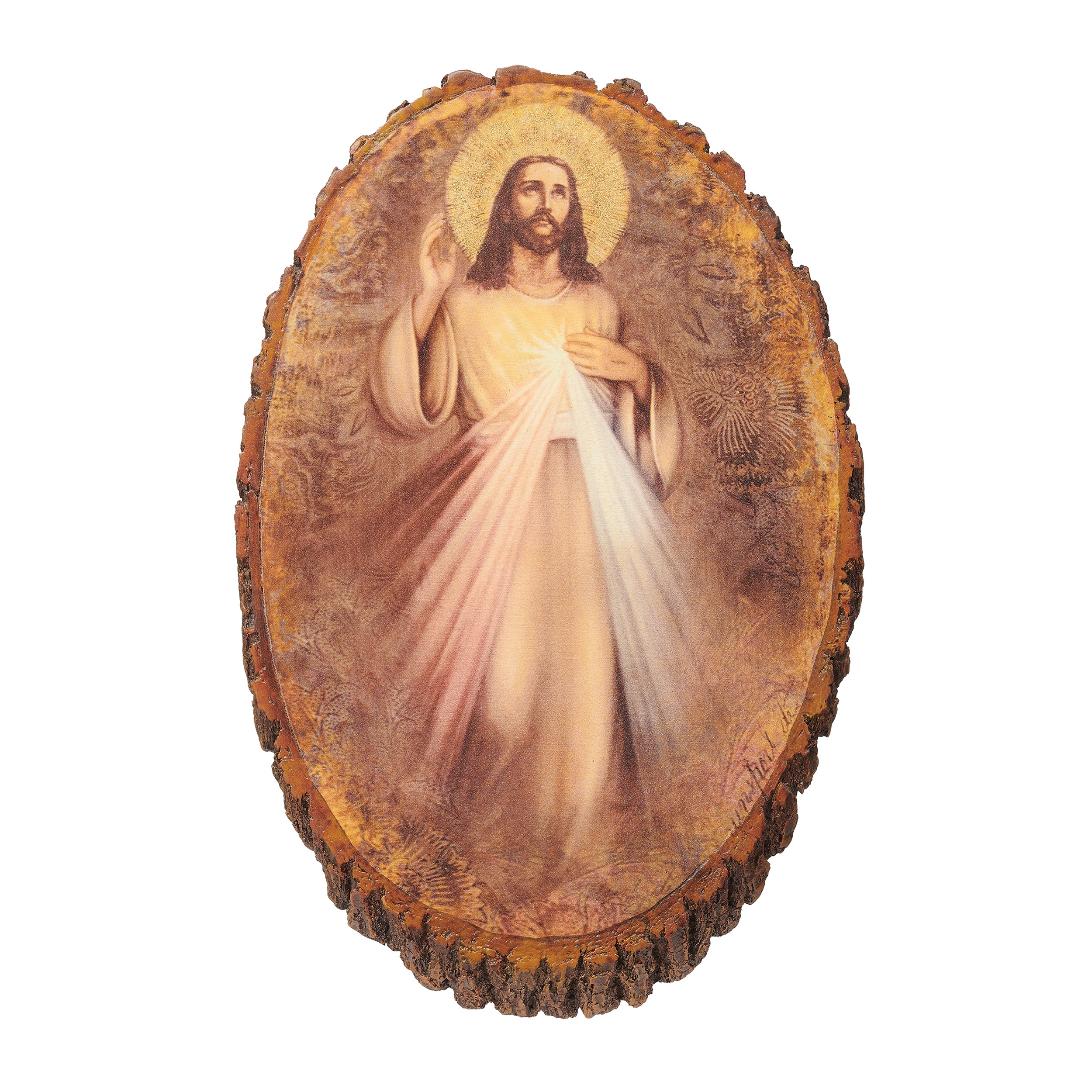 Joseph's Studio Divine Mercy Oval Wall Plaque