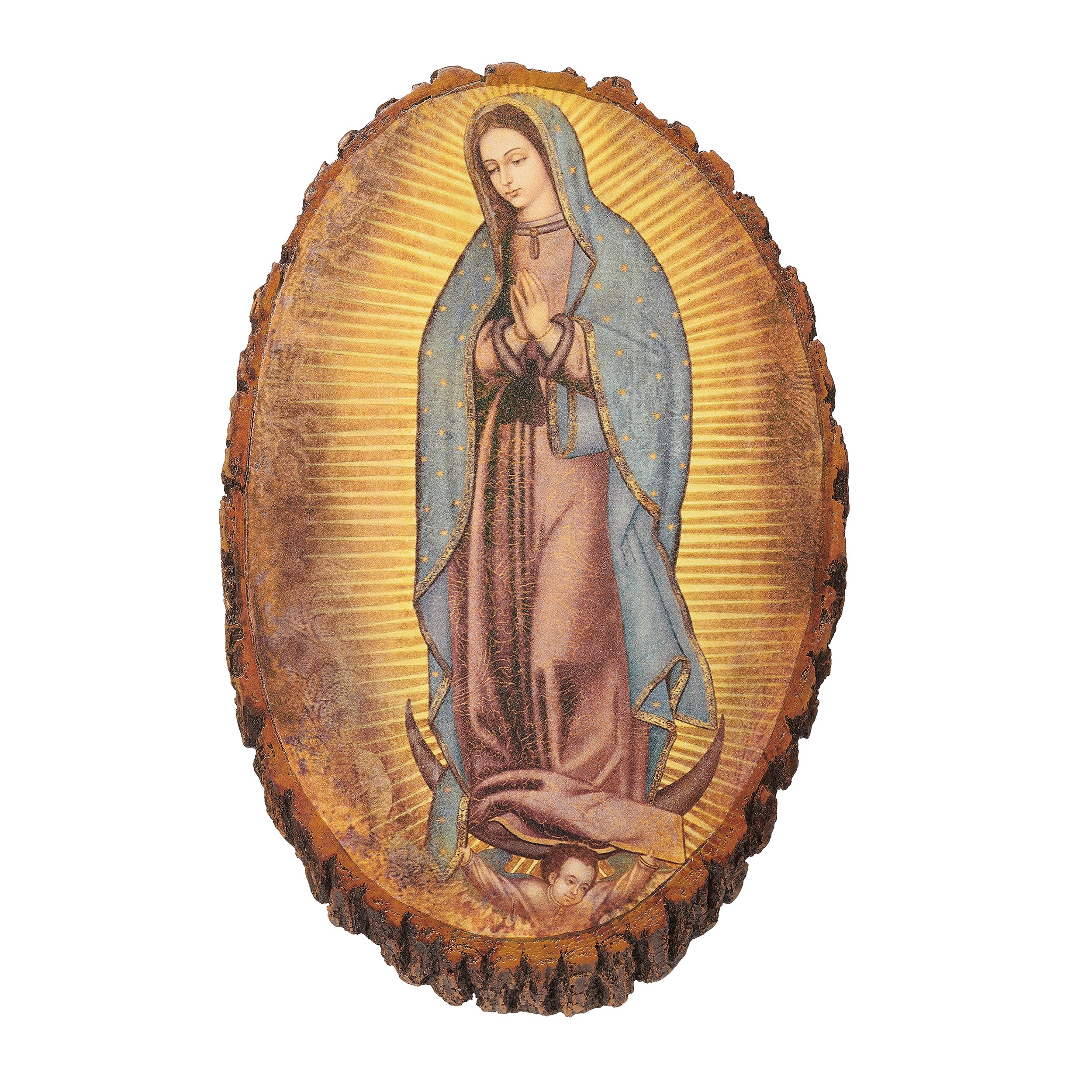 Joseph's Studio Our Lady of Guadalupe Oval Wall Plaque