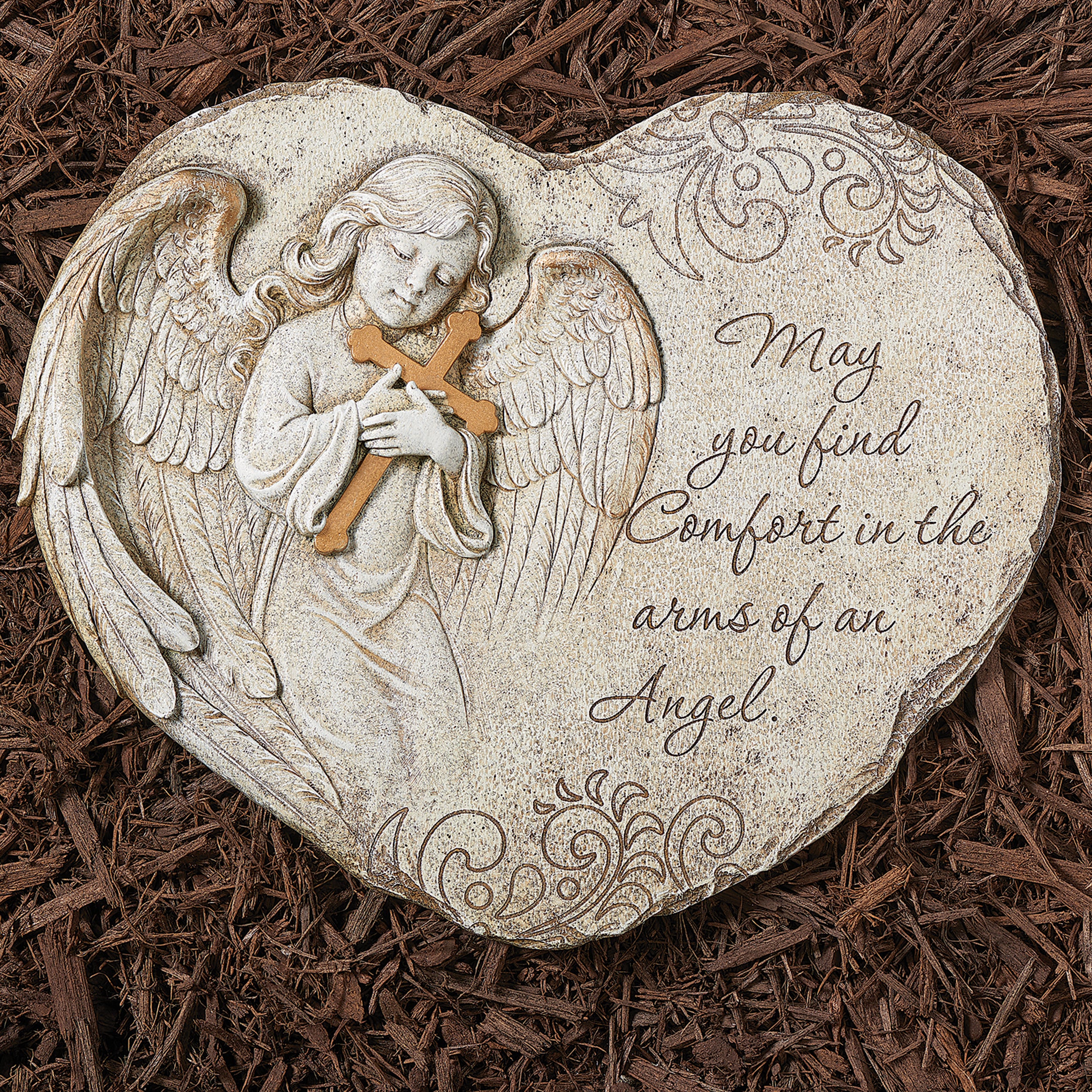 Joseph's Studio Memorial Angel Stepping Stone Garden