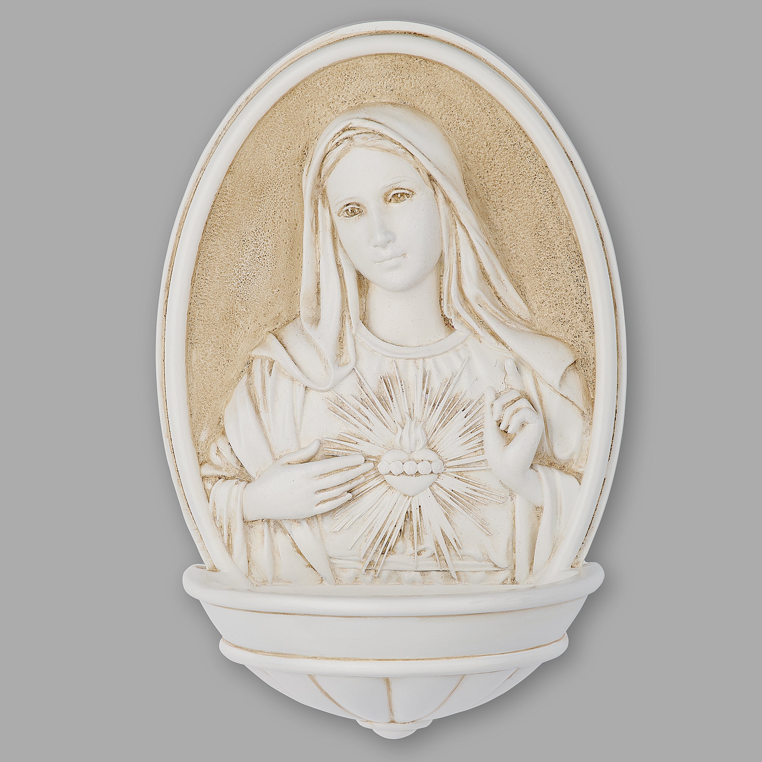Joseph's Studio St. Joseph Immaculate Heart Holy Water Fountain - Renaissance Collection