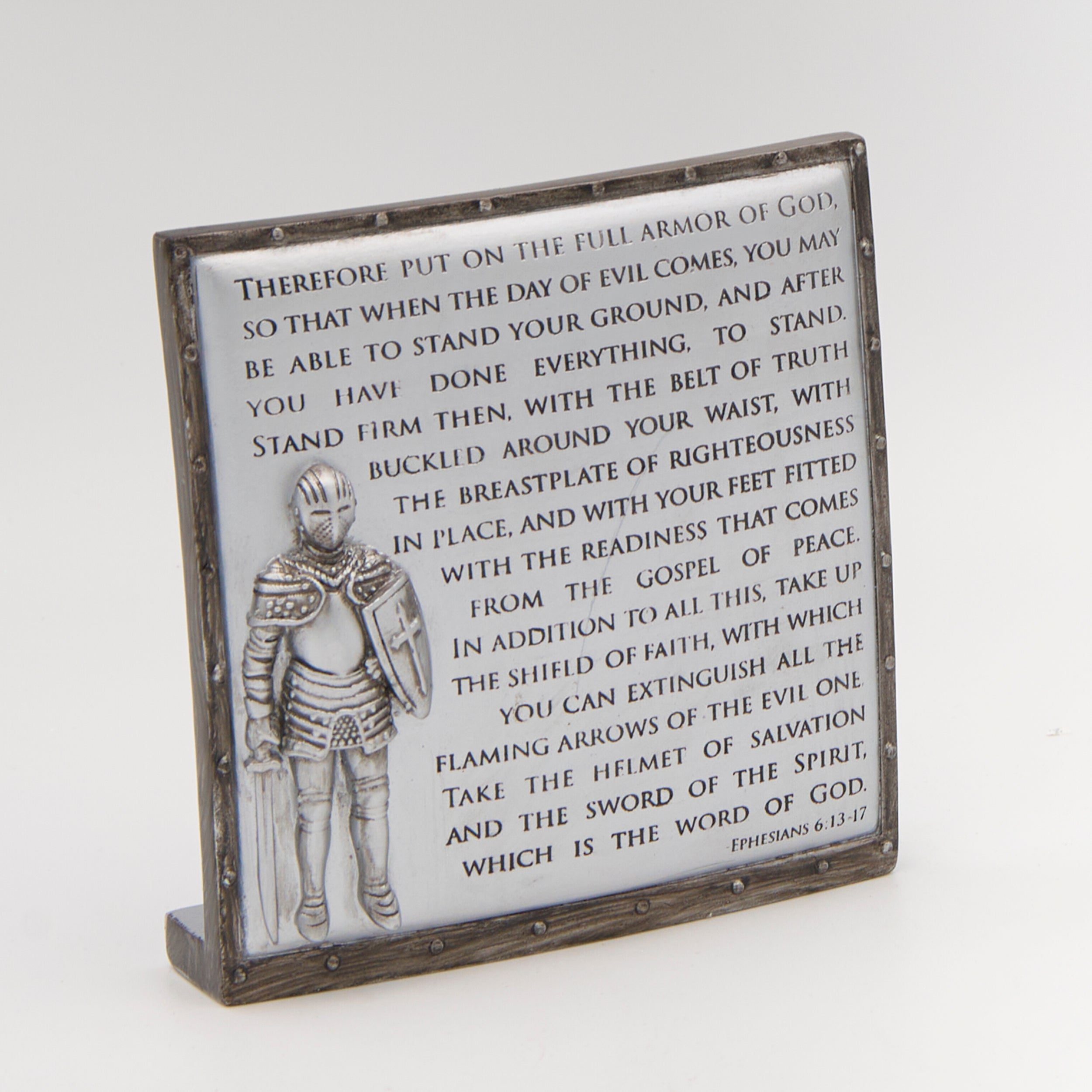 Armor of God Desk Plaque