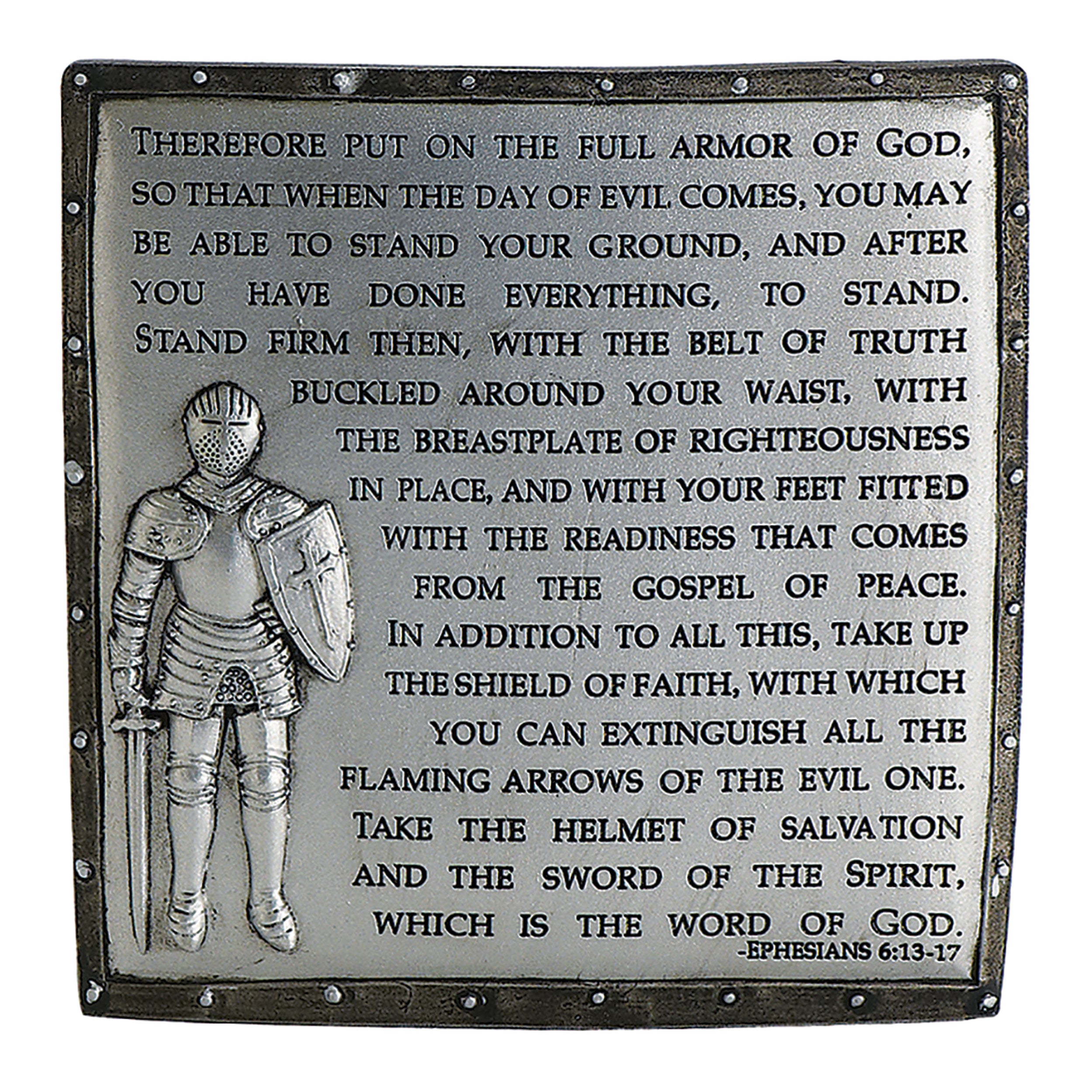 Armor of God Desk Plaque