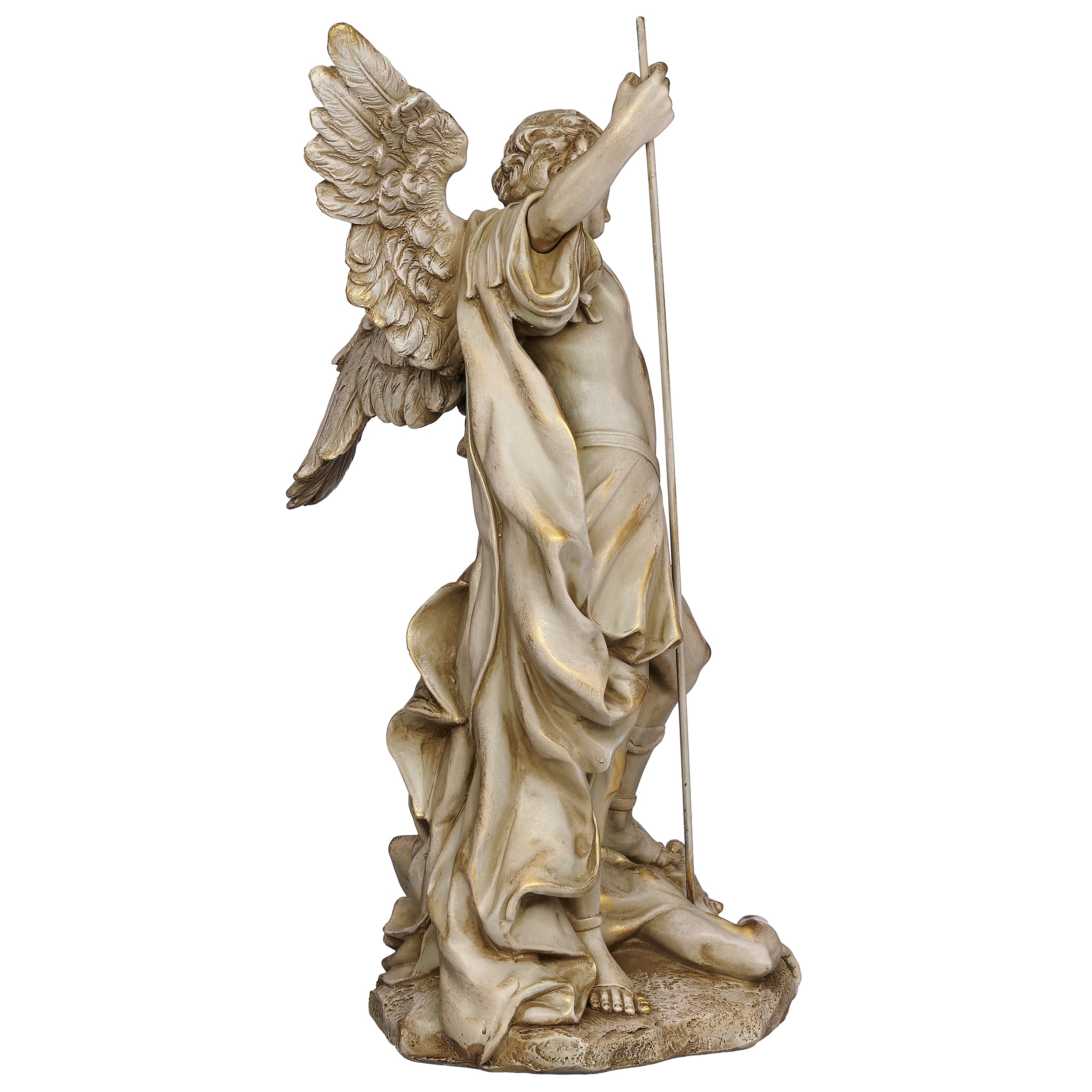 Joseph's Studio St. Michael Figure with Antique Gold Finish - Renaissance Collection