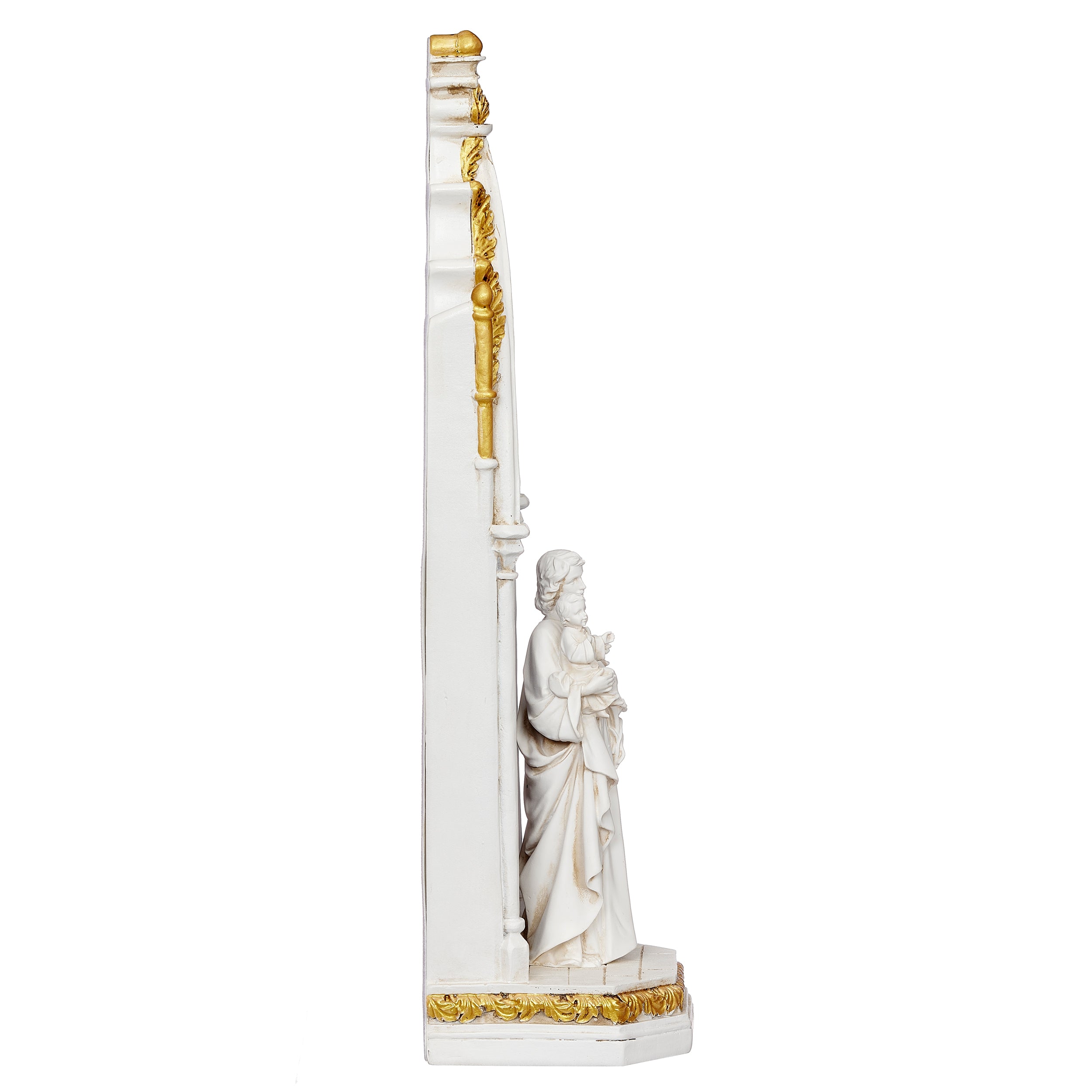 Joseph's Studio Lighted St. Joseph Stained Glass Window Figure - Renaissance Collection