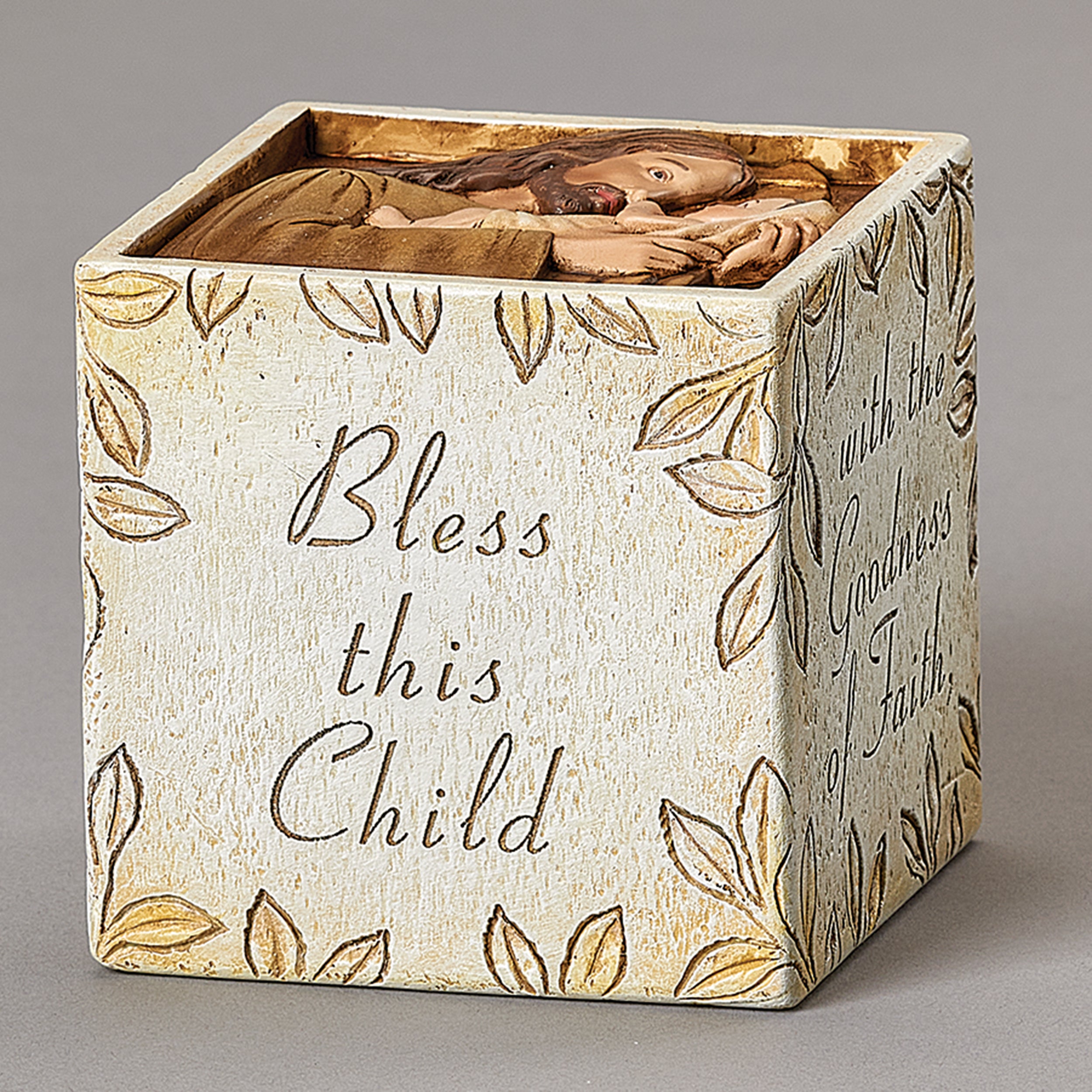 Joseph's Studio Colorful Uplifting Jesus Loves Me Cube