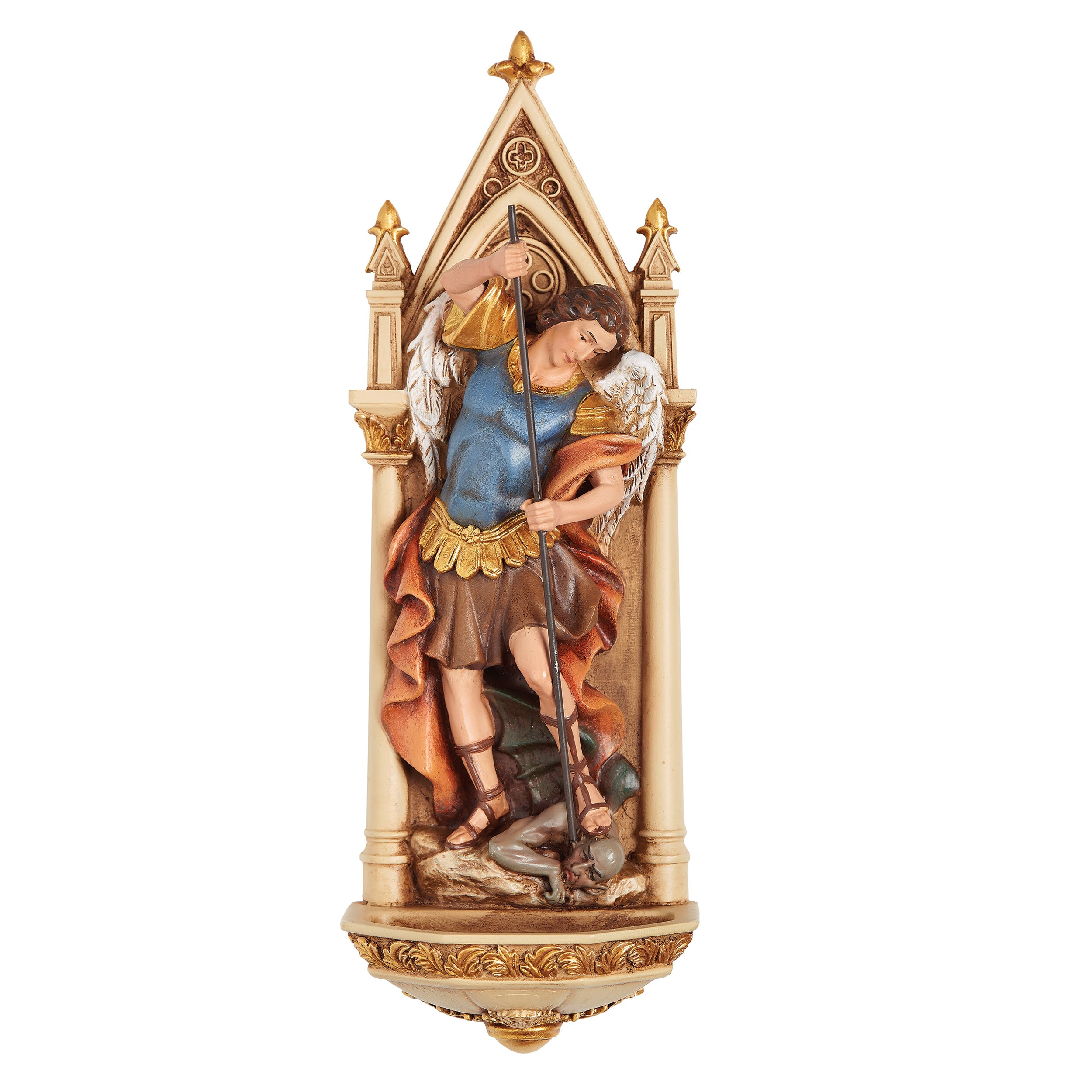 Joseph’s Studio St. Michael Water Font - Renaissance Collection