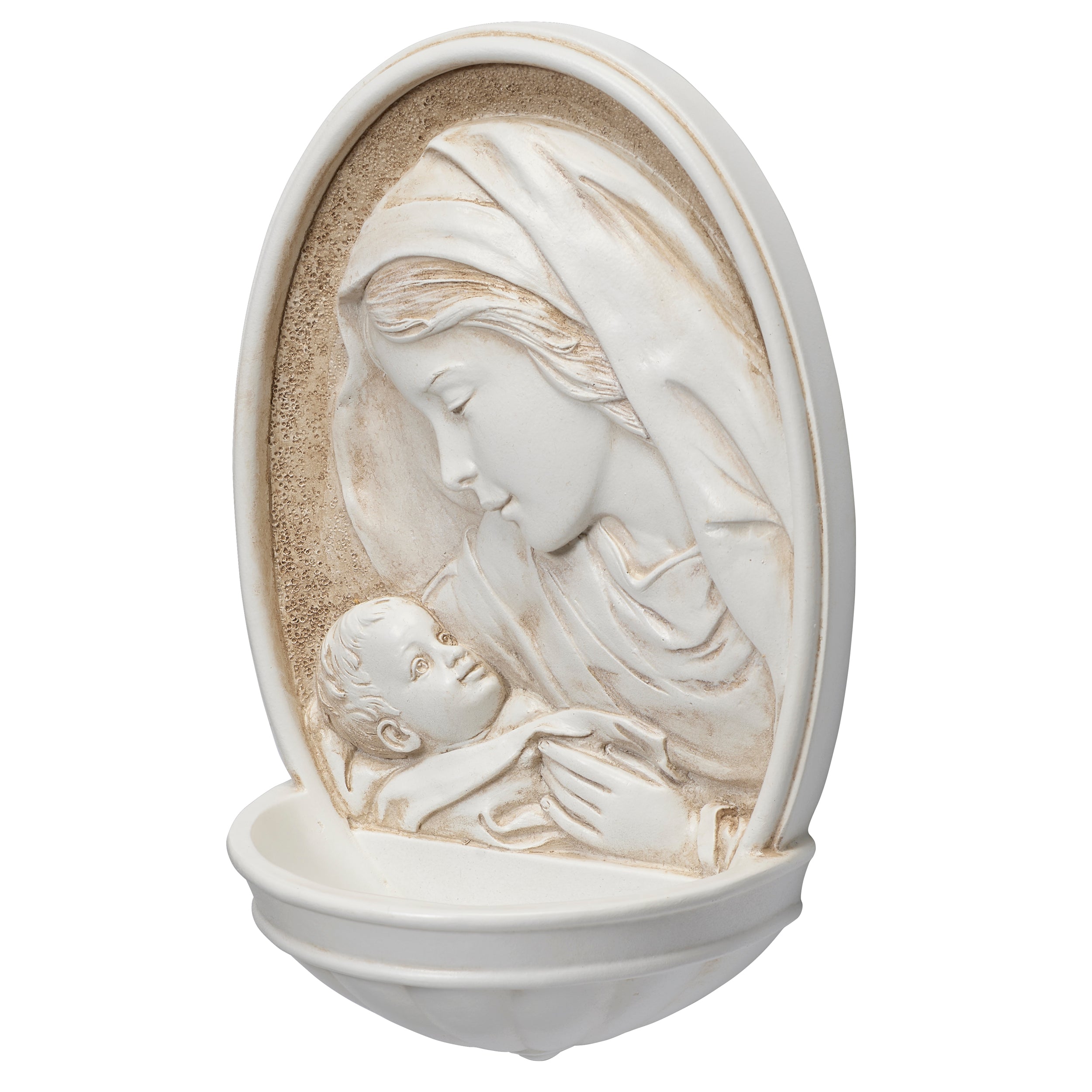 Joseph's Studio Madonna & Child Holy Water Font – Renaissance Collection