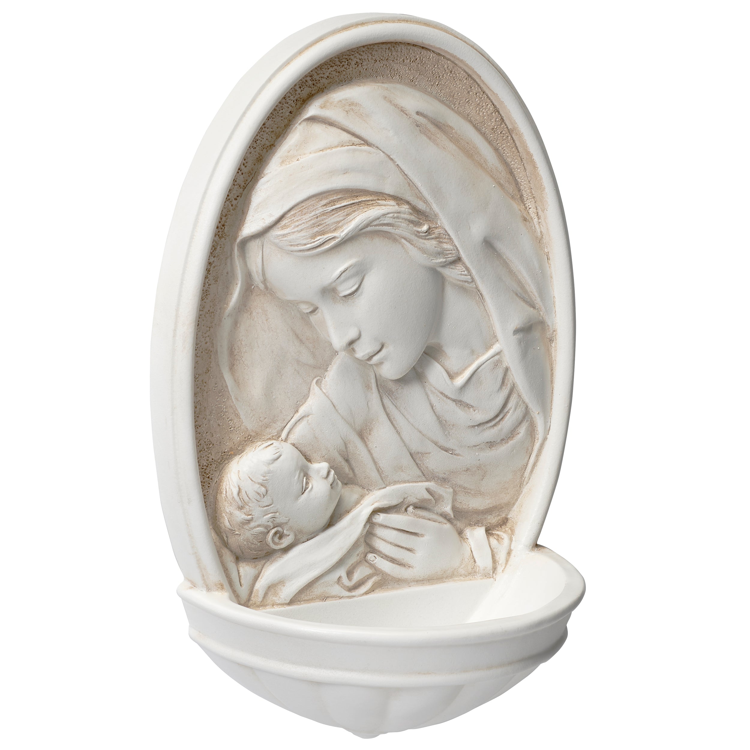 Joseph's Studio Madonna & Child Holy Water Font – Renaissance Collection