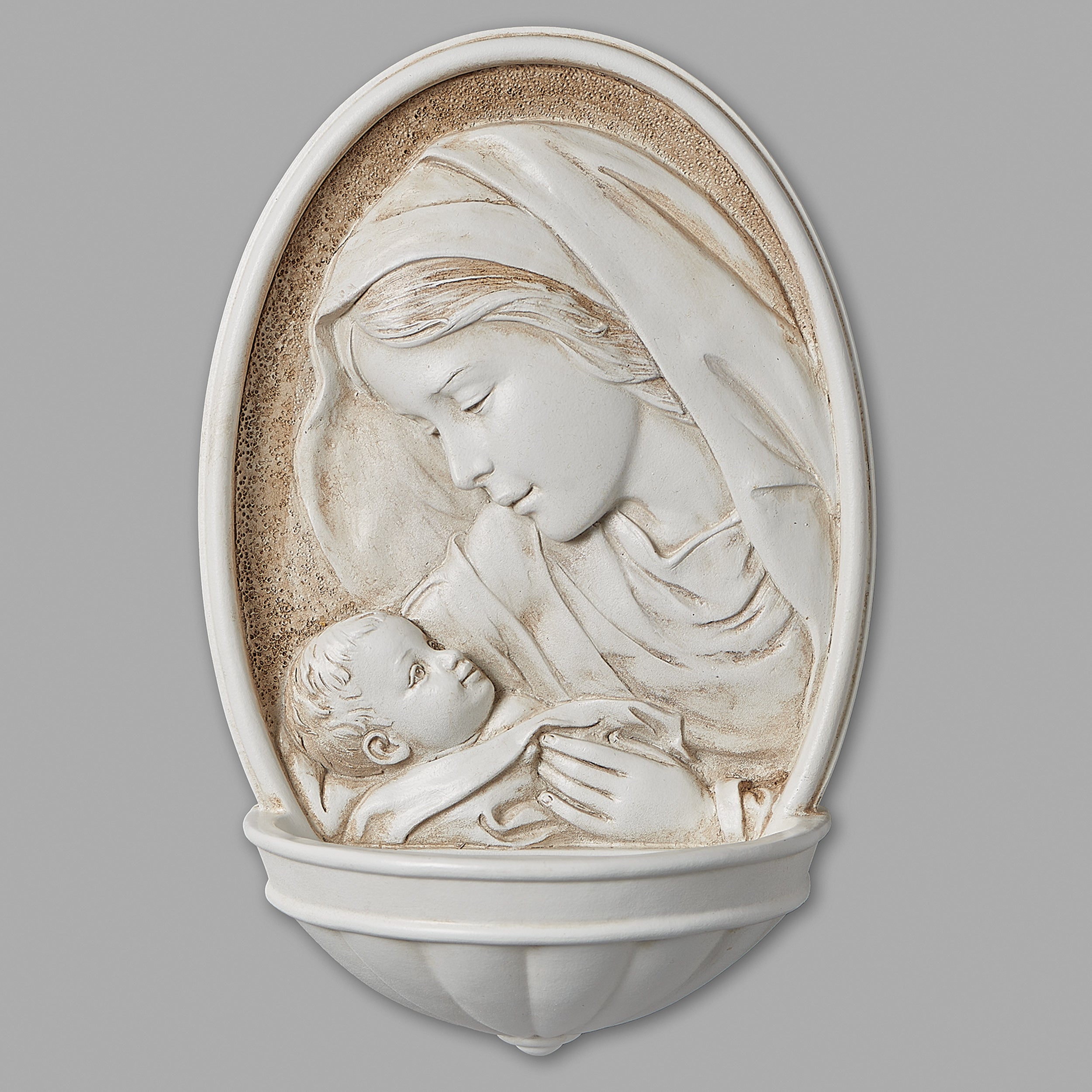 Joseph's Studio Madonna & Child Holy Water Font – Renaissance Collection