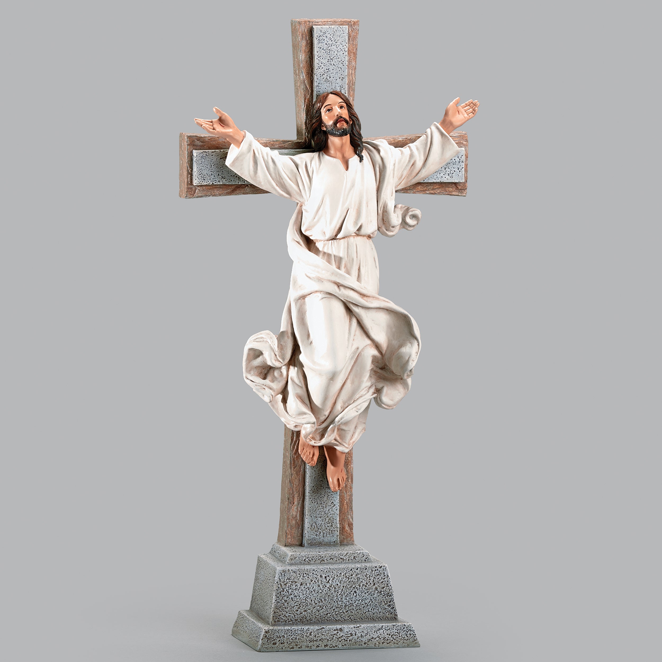 Joseph's Studio Risen Christ Standing Cross - Life of Christ