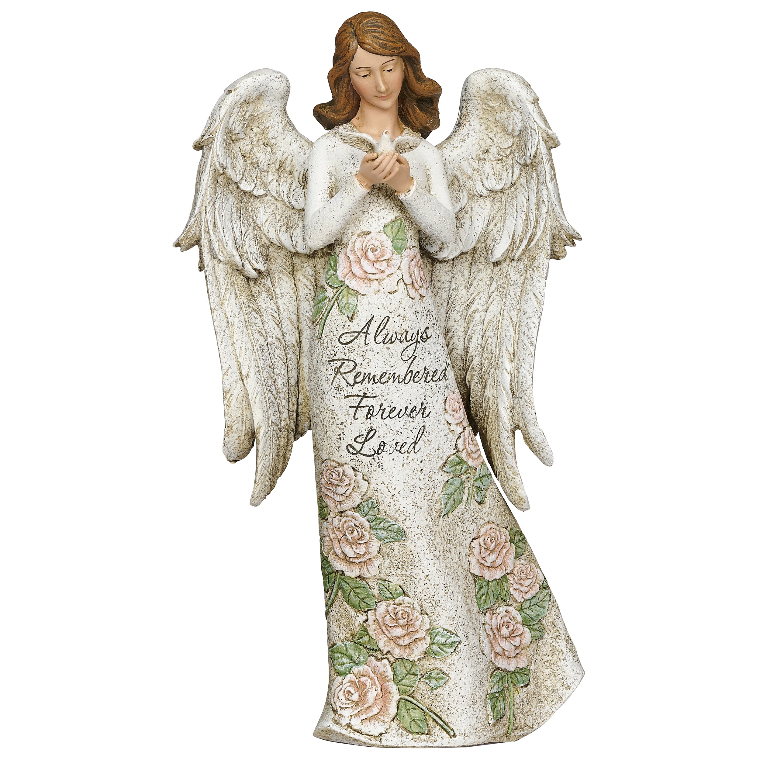 Joseph's Studio Memorial Angel with Dove Statue